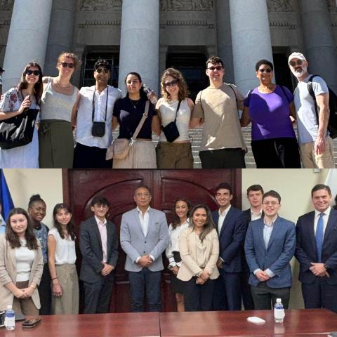 SPIA students on winter break in Cuba and El Salvador