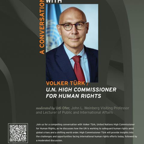 Volker Türk DLS event poster