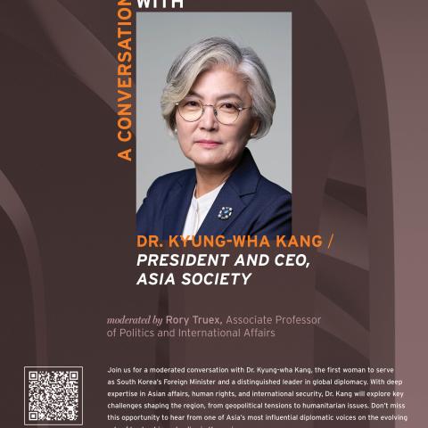 Dr. Kyung-Wha Kang event poster