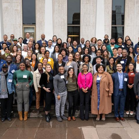 Princeton SPIA students and alumni gathered at the Students and Alumni of Color Spring Symposium on April 5 and 6 at Robertson Hall.