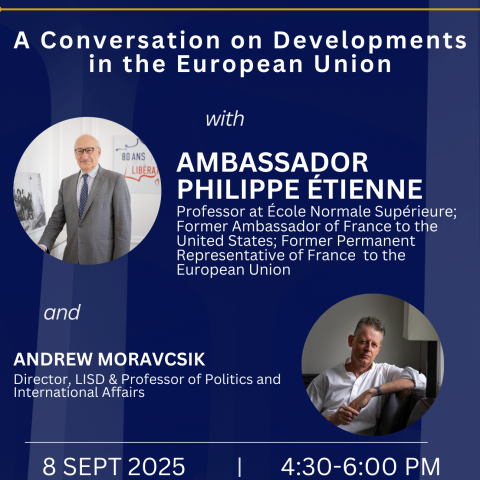 A Conversation on Developments in the European Union