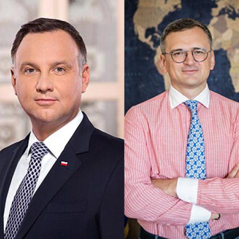 Andrzej Sebastian Duda and Dmytro Kuleba