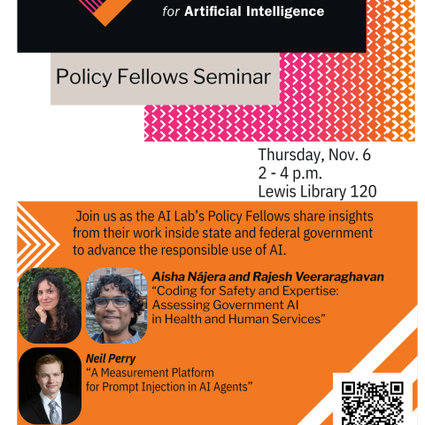AI Lab Policy Fellows Seminar poster
