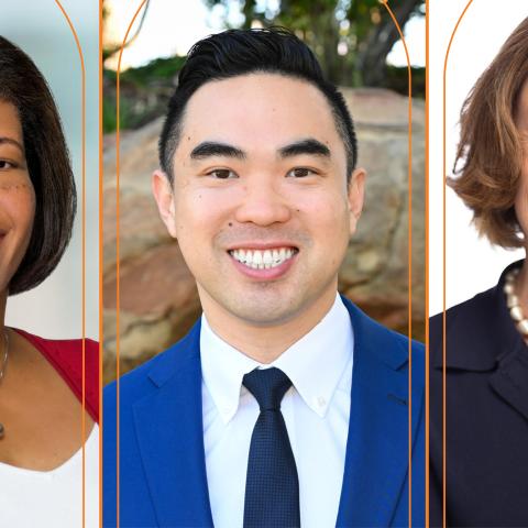 Michelle Feist, Seyron Foo, Kathy Roth-Douquet