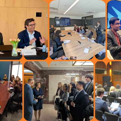 collage of students and faculty in classrooms