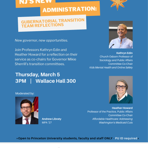 poster with talk details and speaker headshots