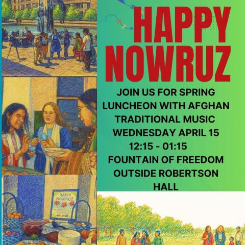 Nowruz event flyer