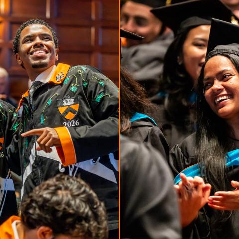 Class of 2026 SPIA graduates at Master’s Hooding and Awards Ceremony