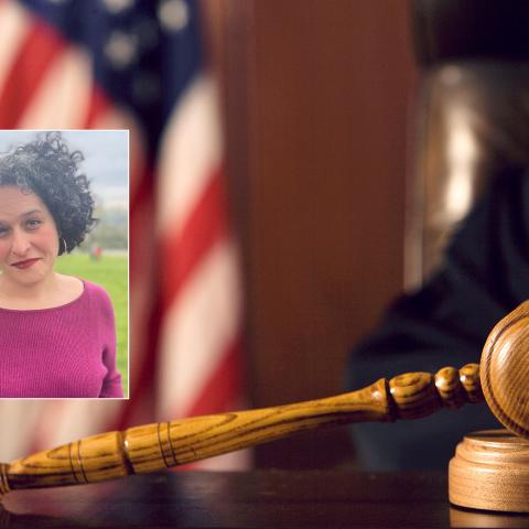 Headshot courtesy of Amelia Frank-Vitale. Background image by Shutterstock.
