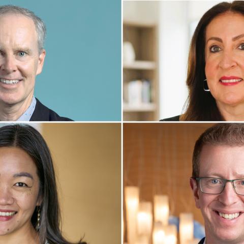 Douglas Griffiths MPP *00, Herro Mustafa Garg MPA *97, Rebecca Gong Sharp MPA/MBA ’15, and Derek Kilmer ’92.