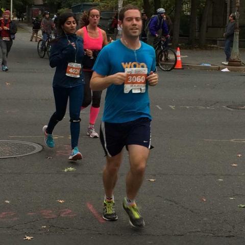 students running