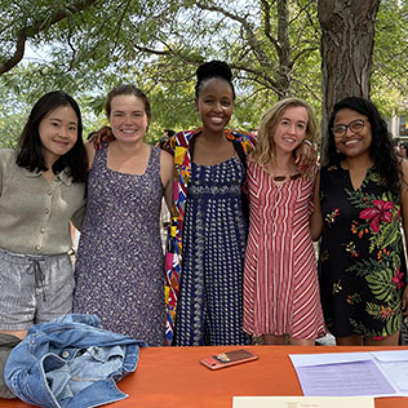 Graduate students at SPIA 2021 fall orientation