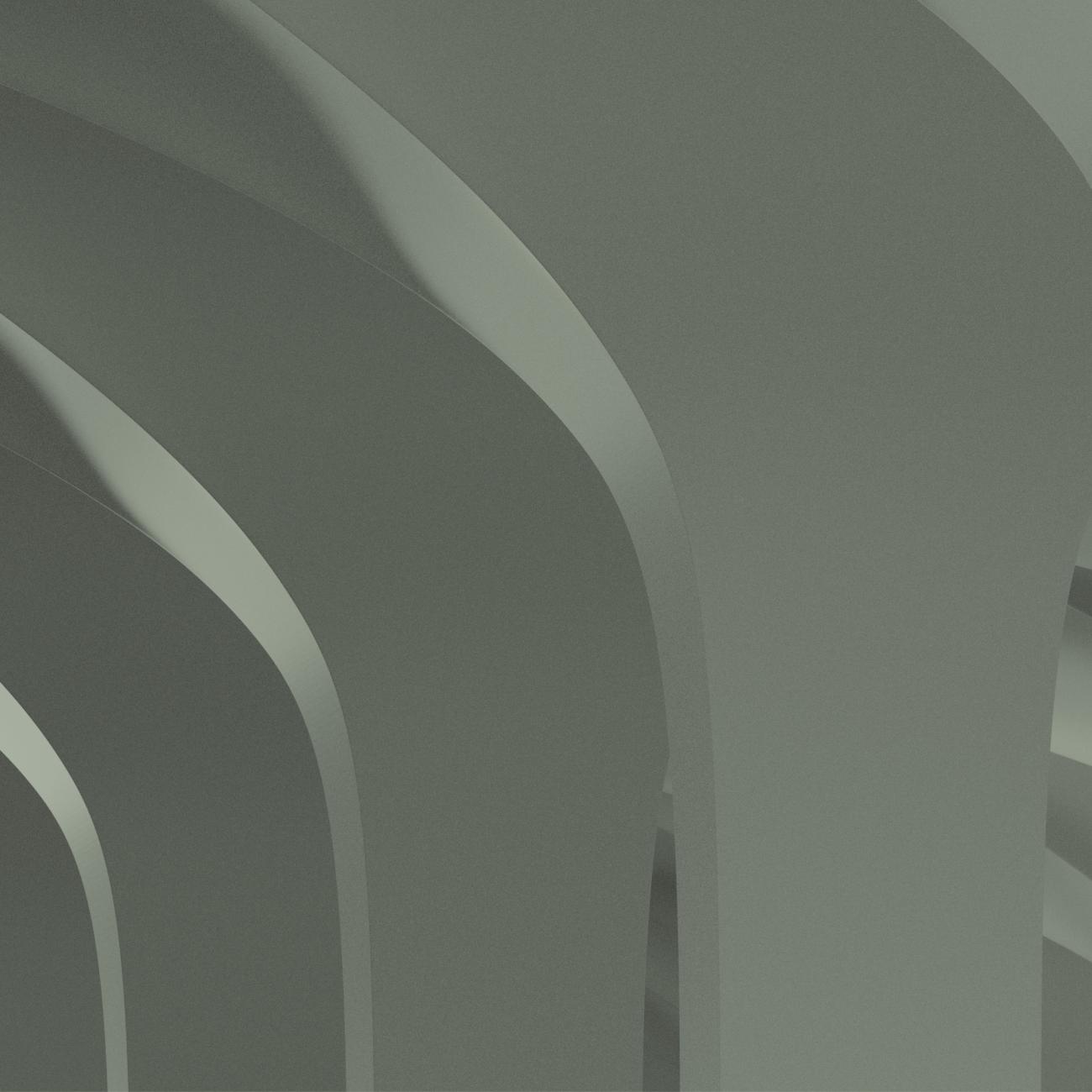 Pillars with light green background
