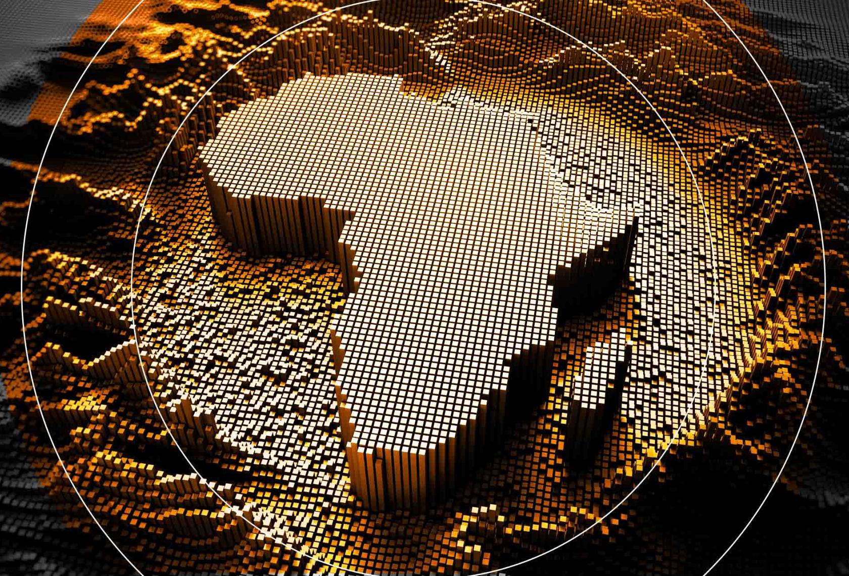 graphic of Africa