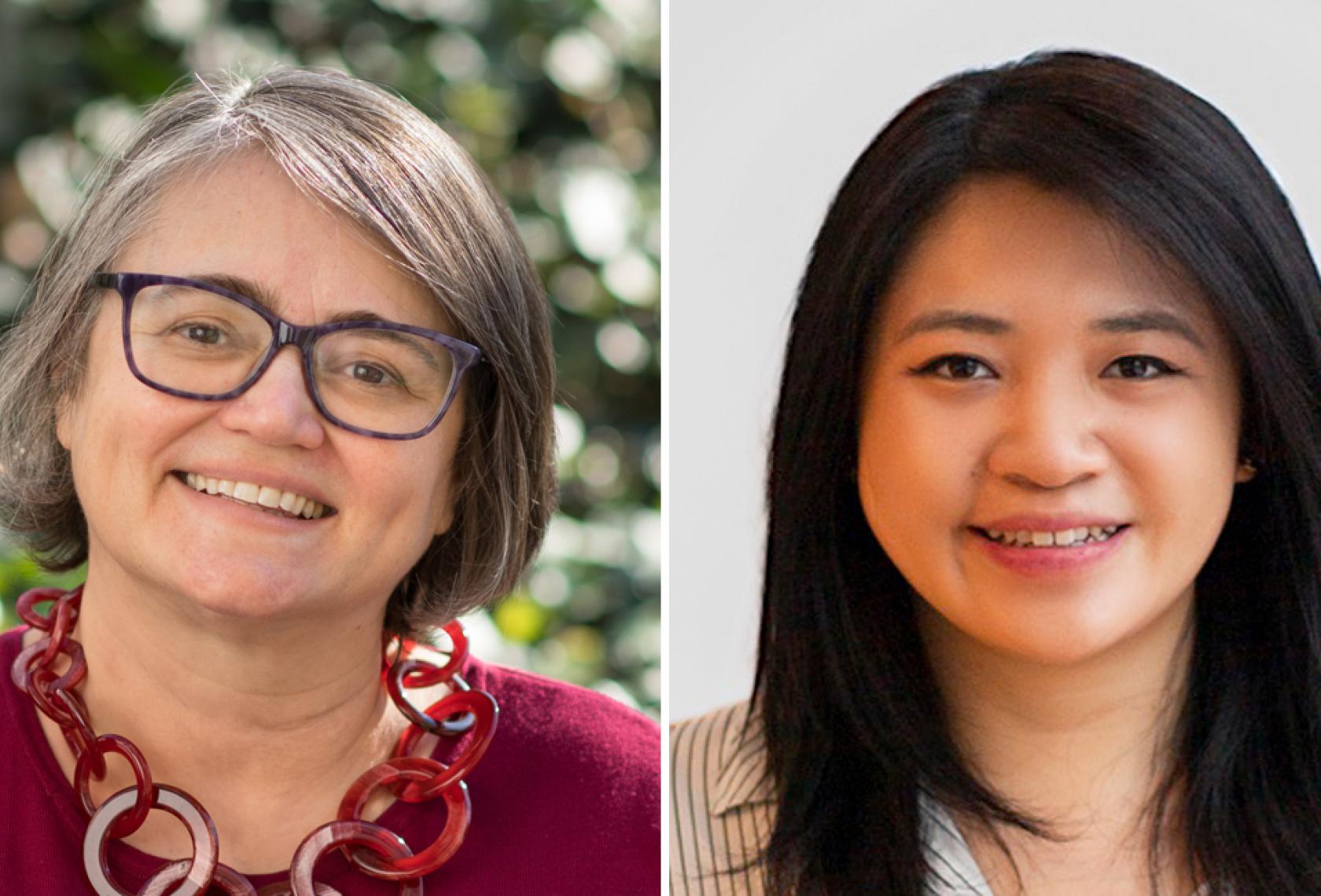 Heather Howard (left) and Justine Yu