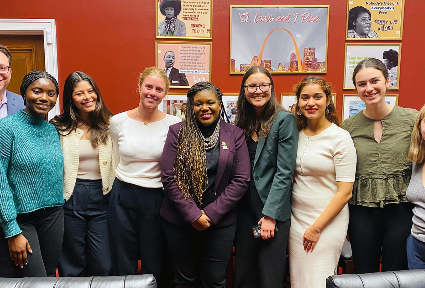 Students in Princeton Policy Advocacy Clinic course