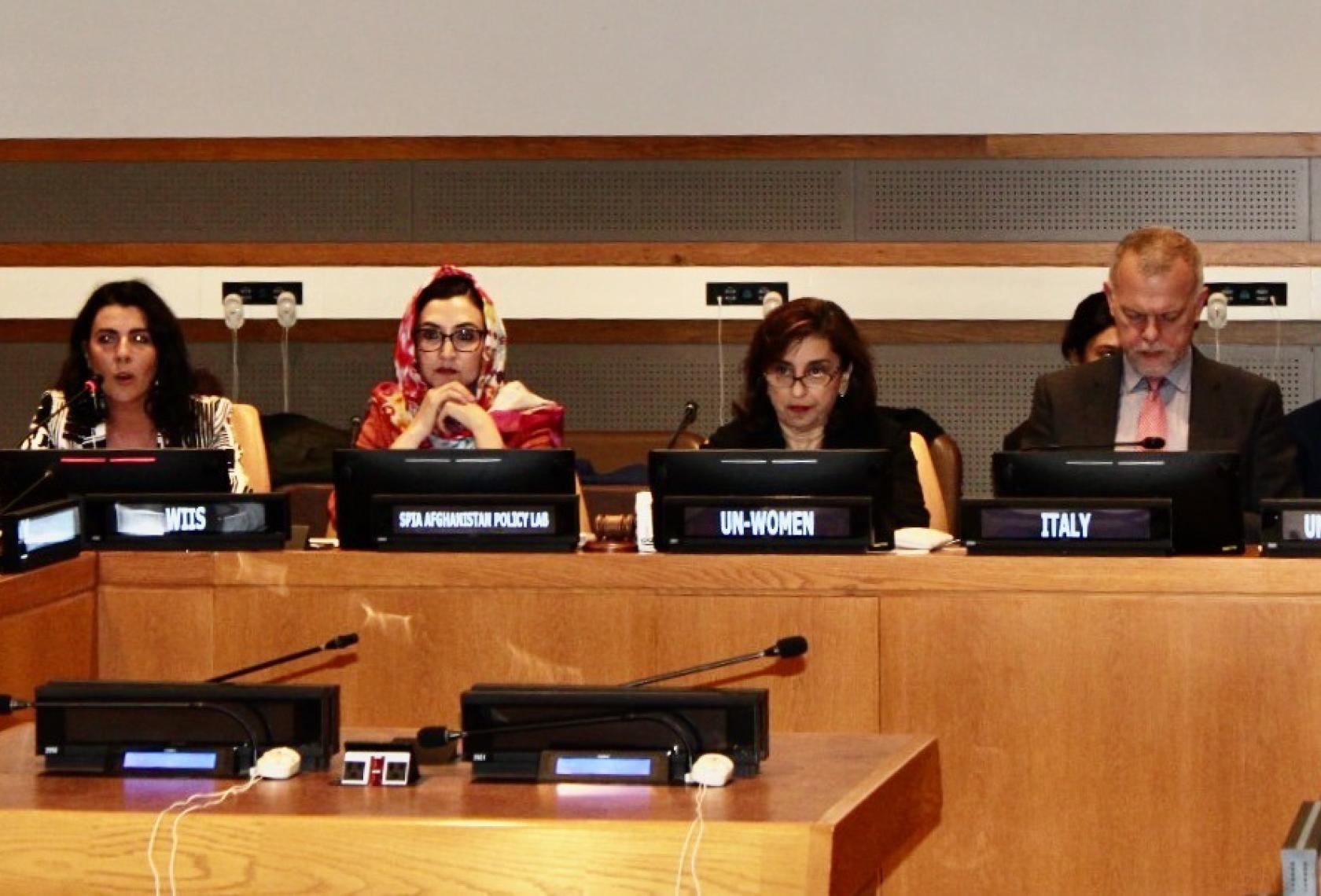 UN conference panelists