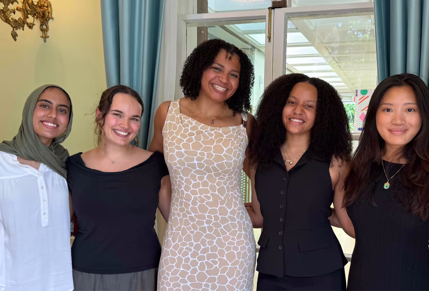 group picture of all five Garden State Fellows