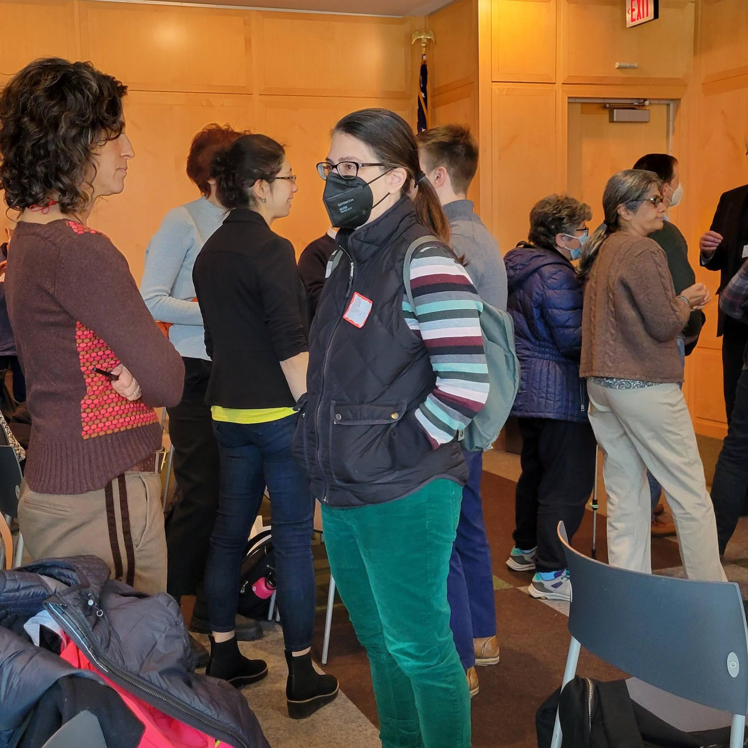 Public housing forum event participants