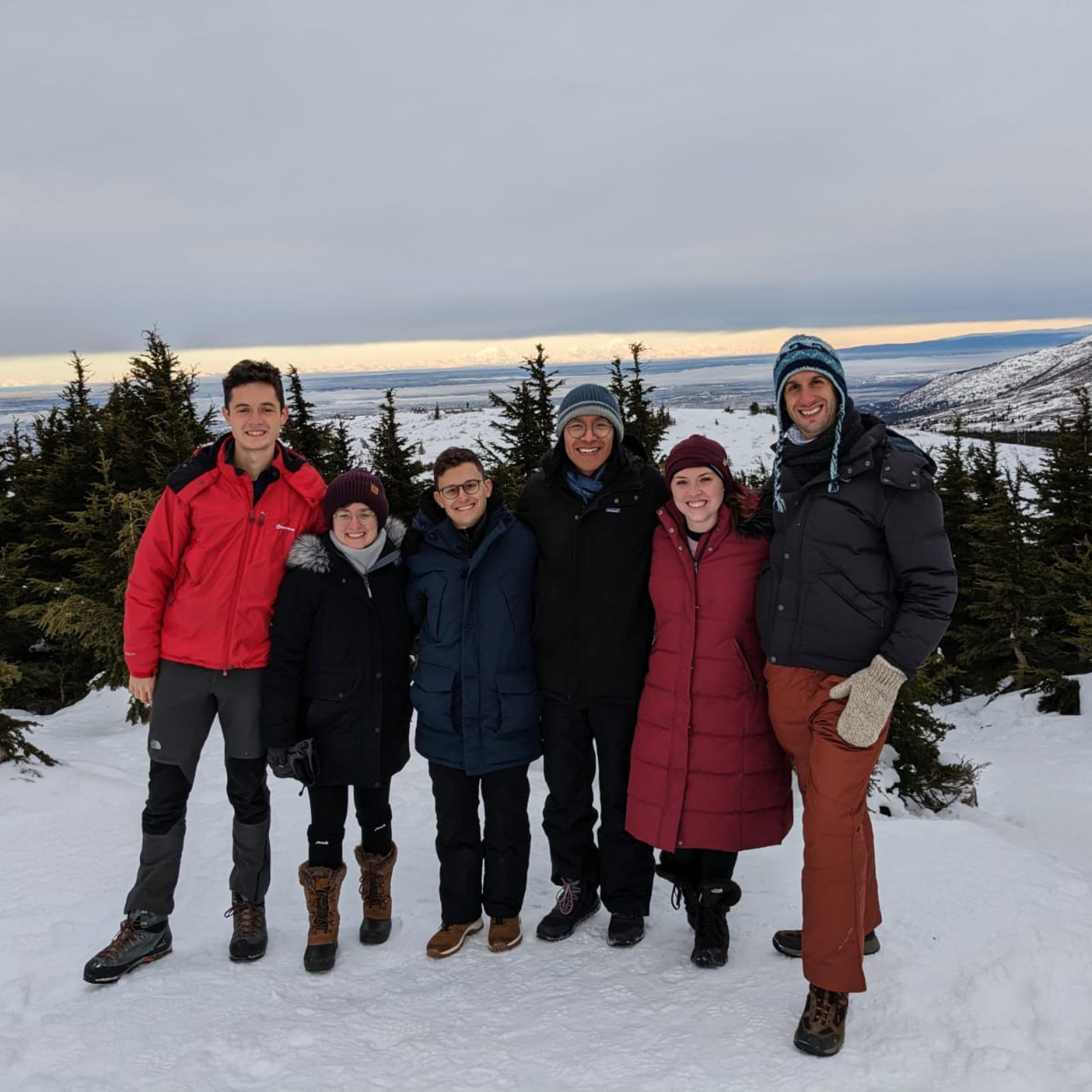 Students in Alaska for Wintersession