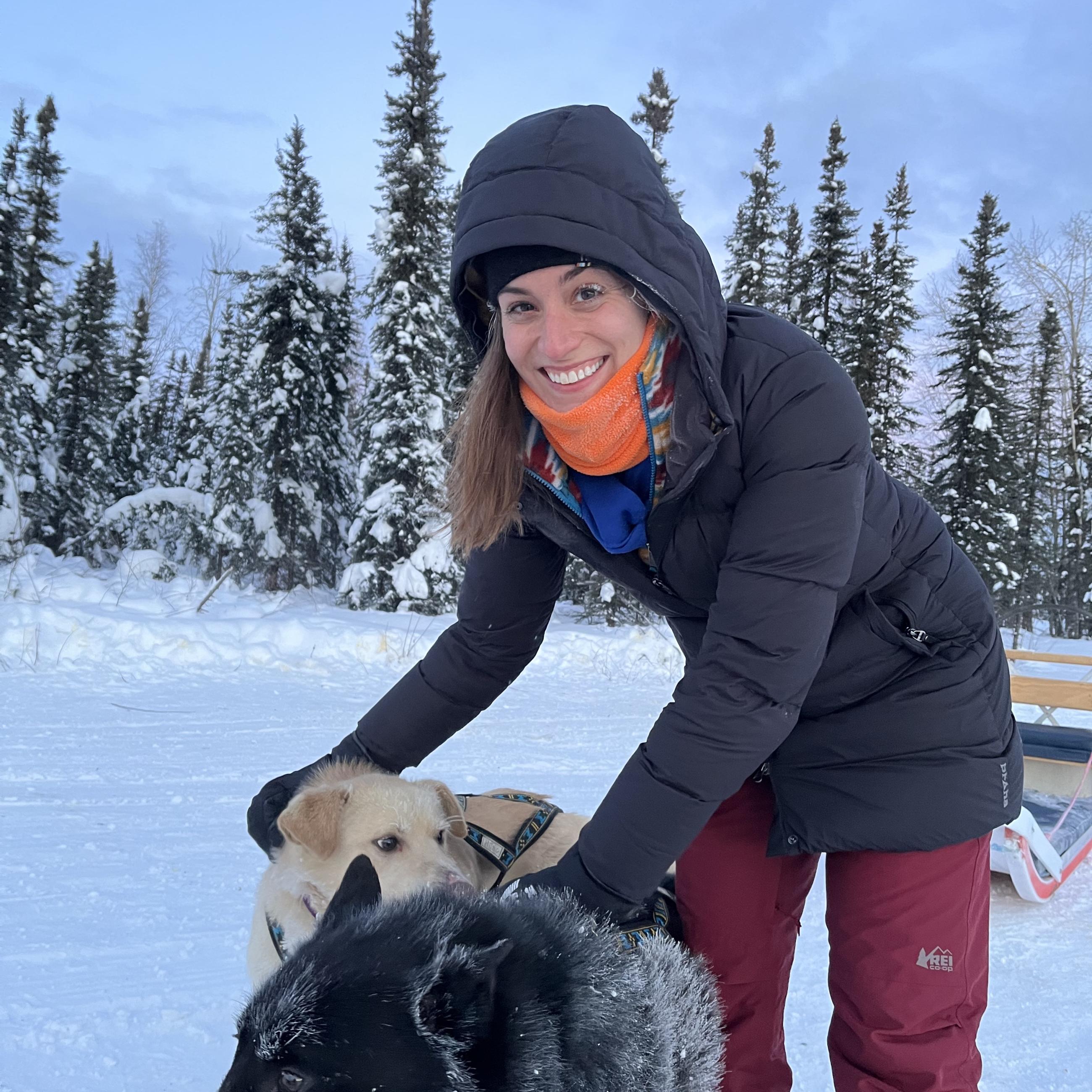 Student in Alaska during Wintersession