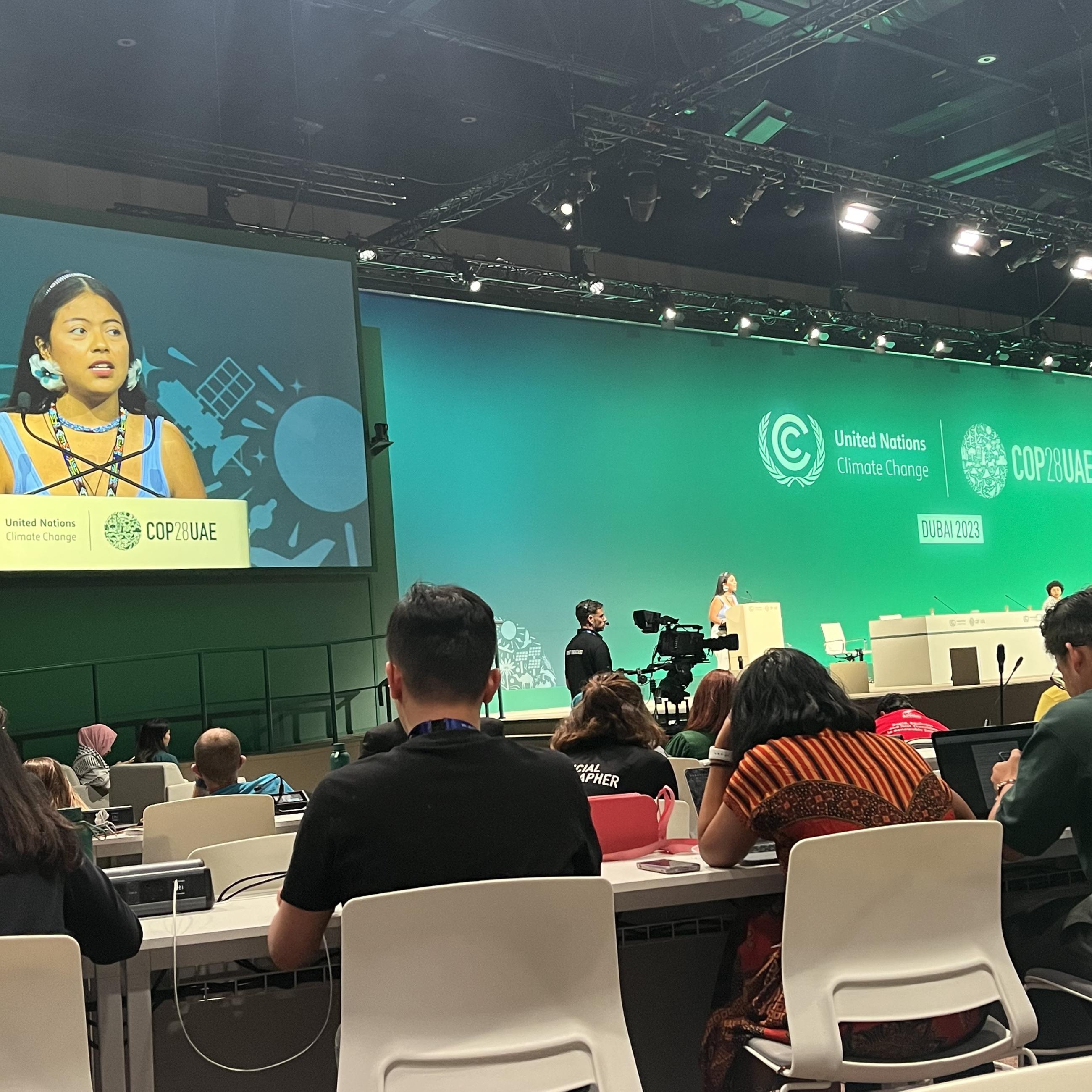  SPIA students at COP28 conference