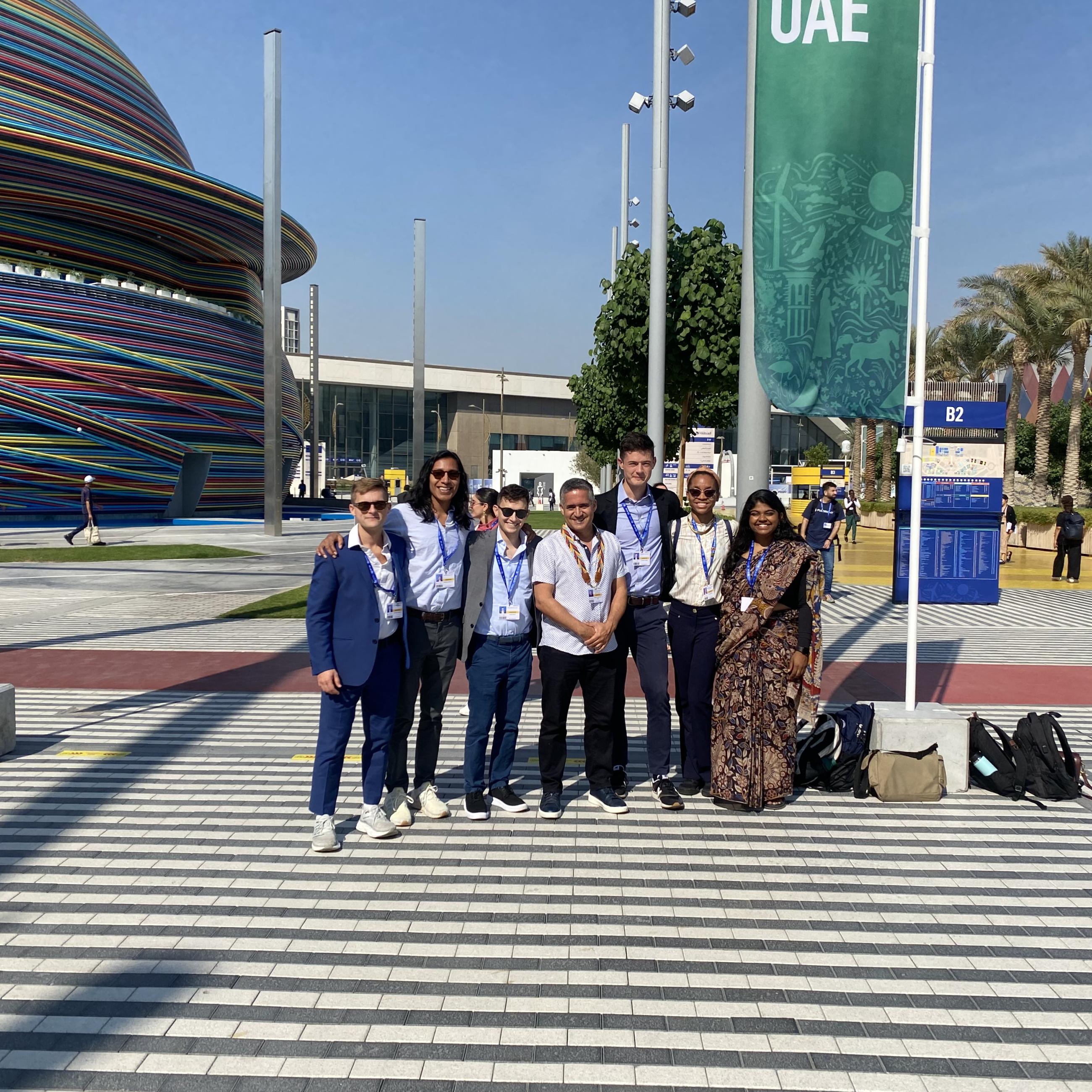  SPIA students at COP28 conference