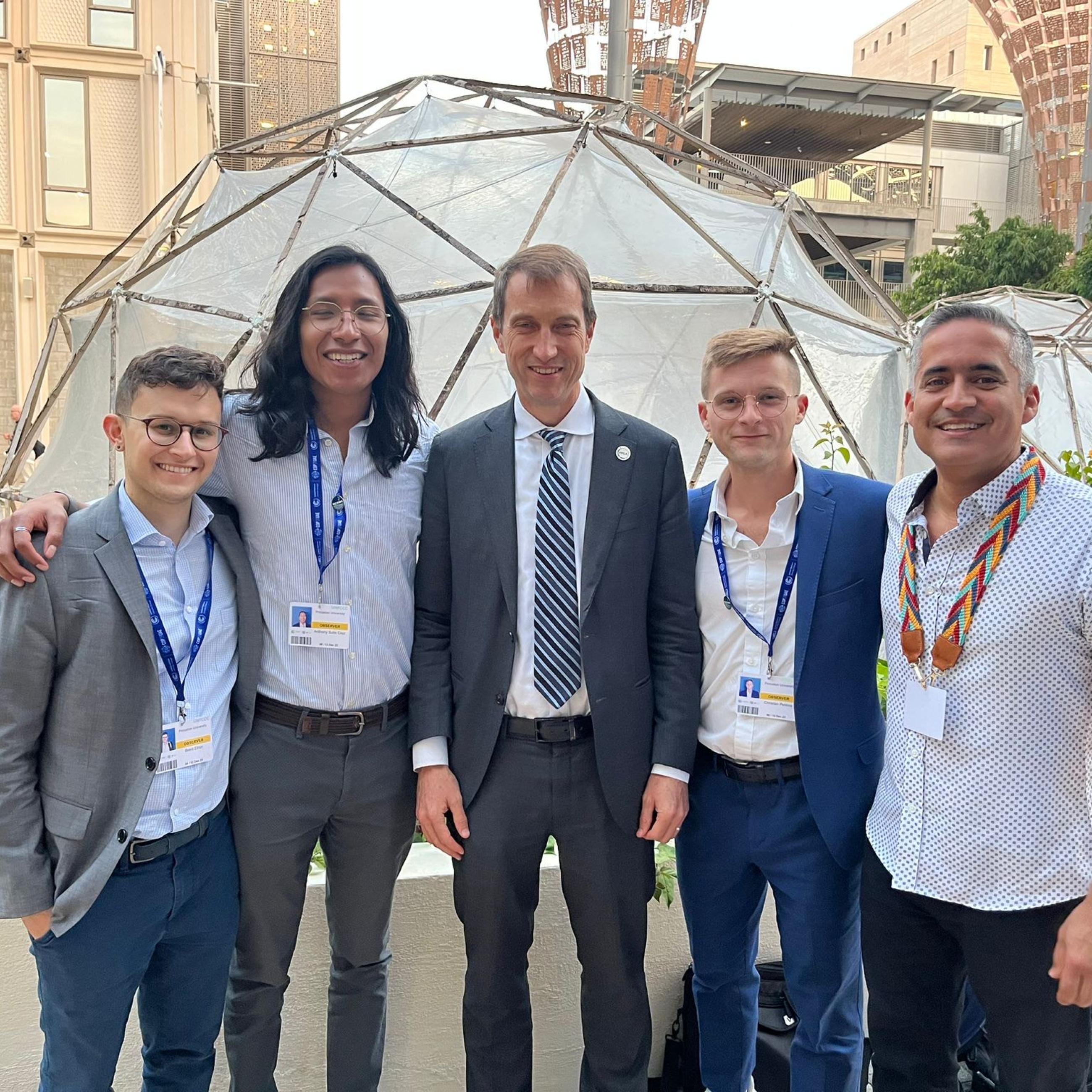  SPIA students and faculty at COP28 conference