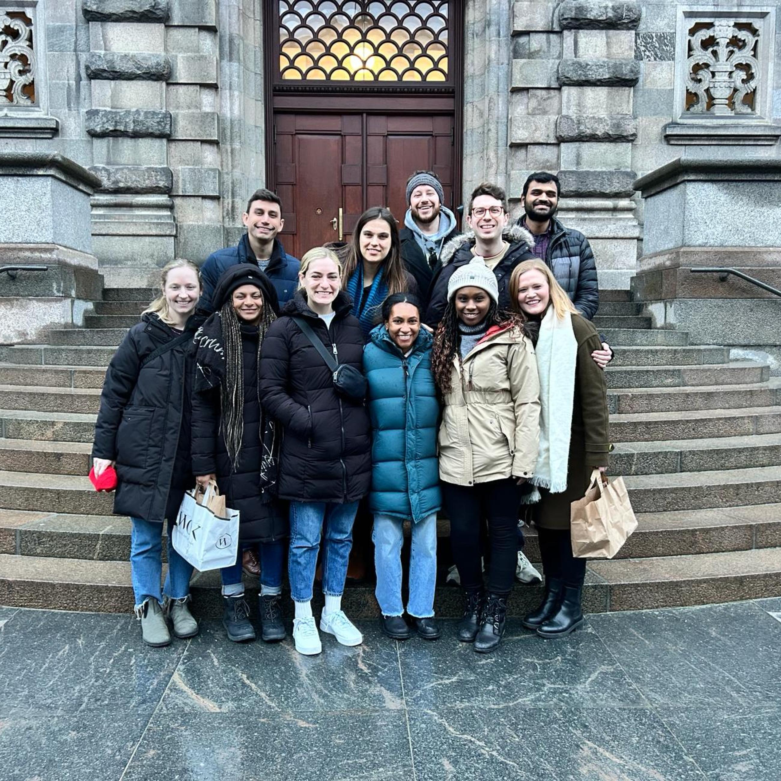 SPIA graduate students in Denmark over winter break