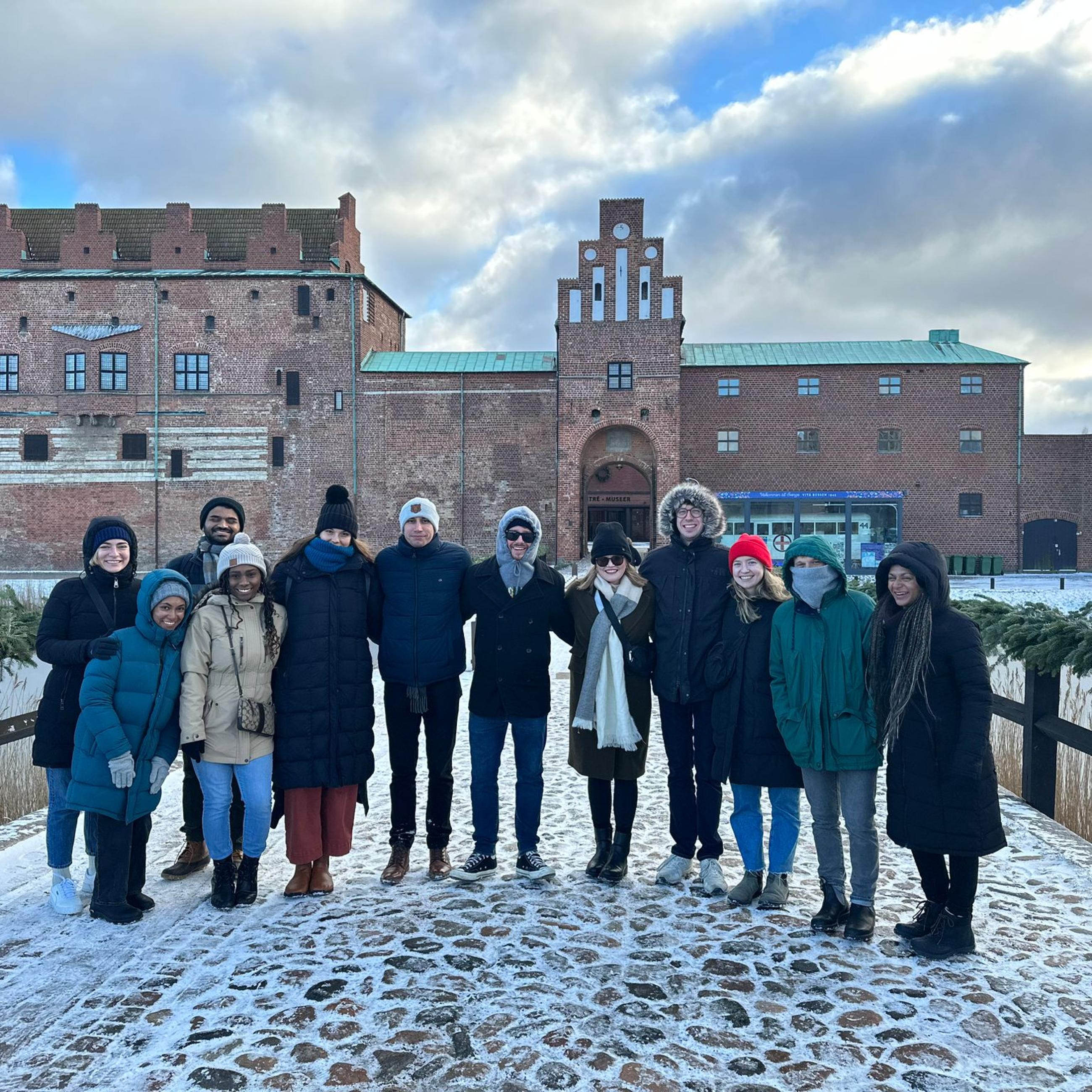 SPIA graduate students in Denmark over winter break