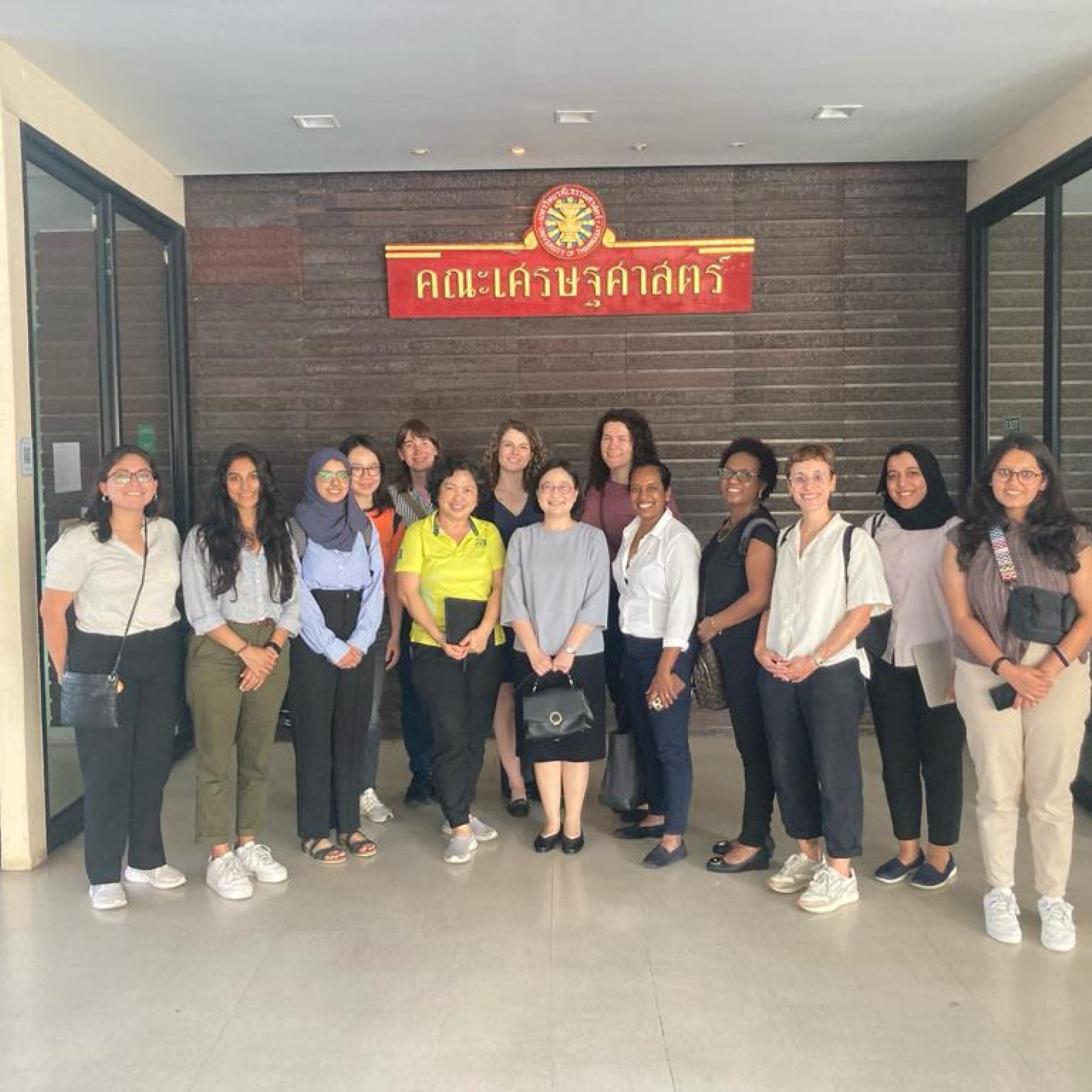 SPIA graduate students in Thailand over winter break