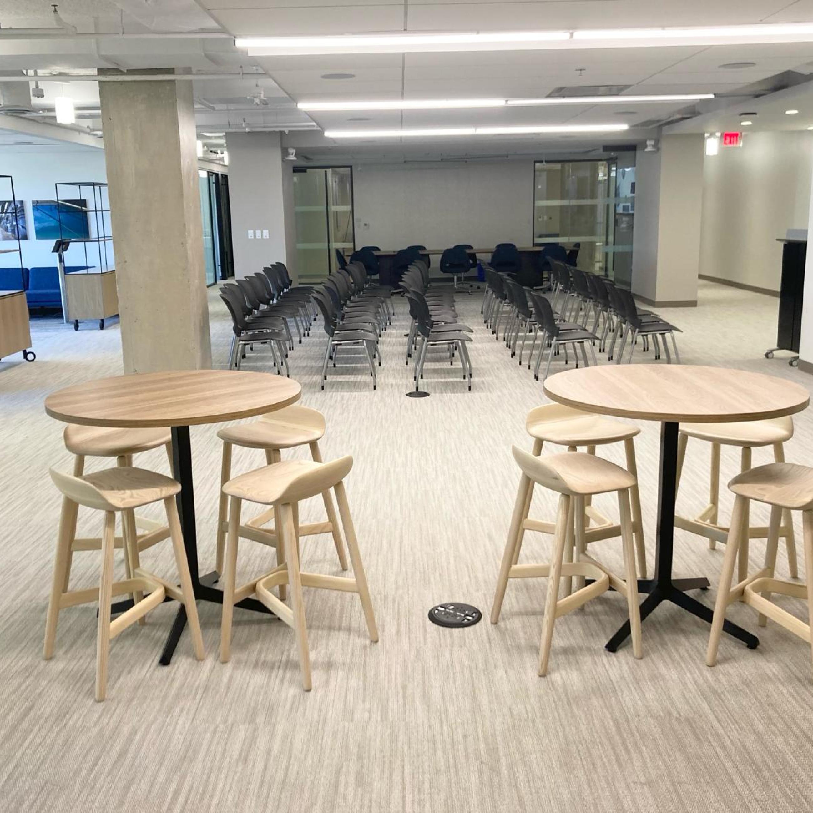 Washington DC 4th floor conference and kitchen area