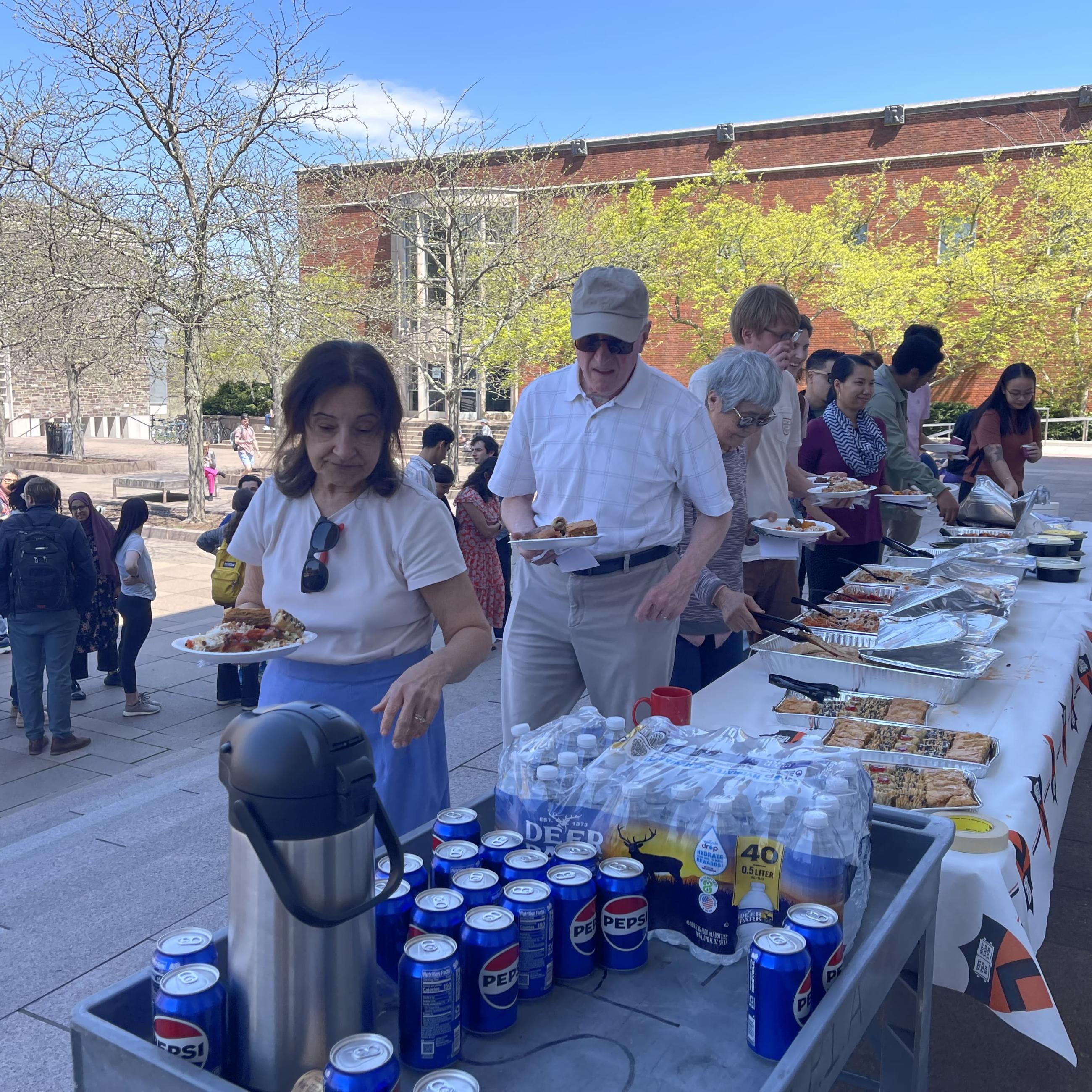 people at an event