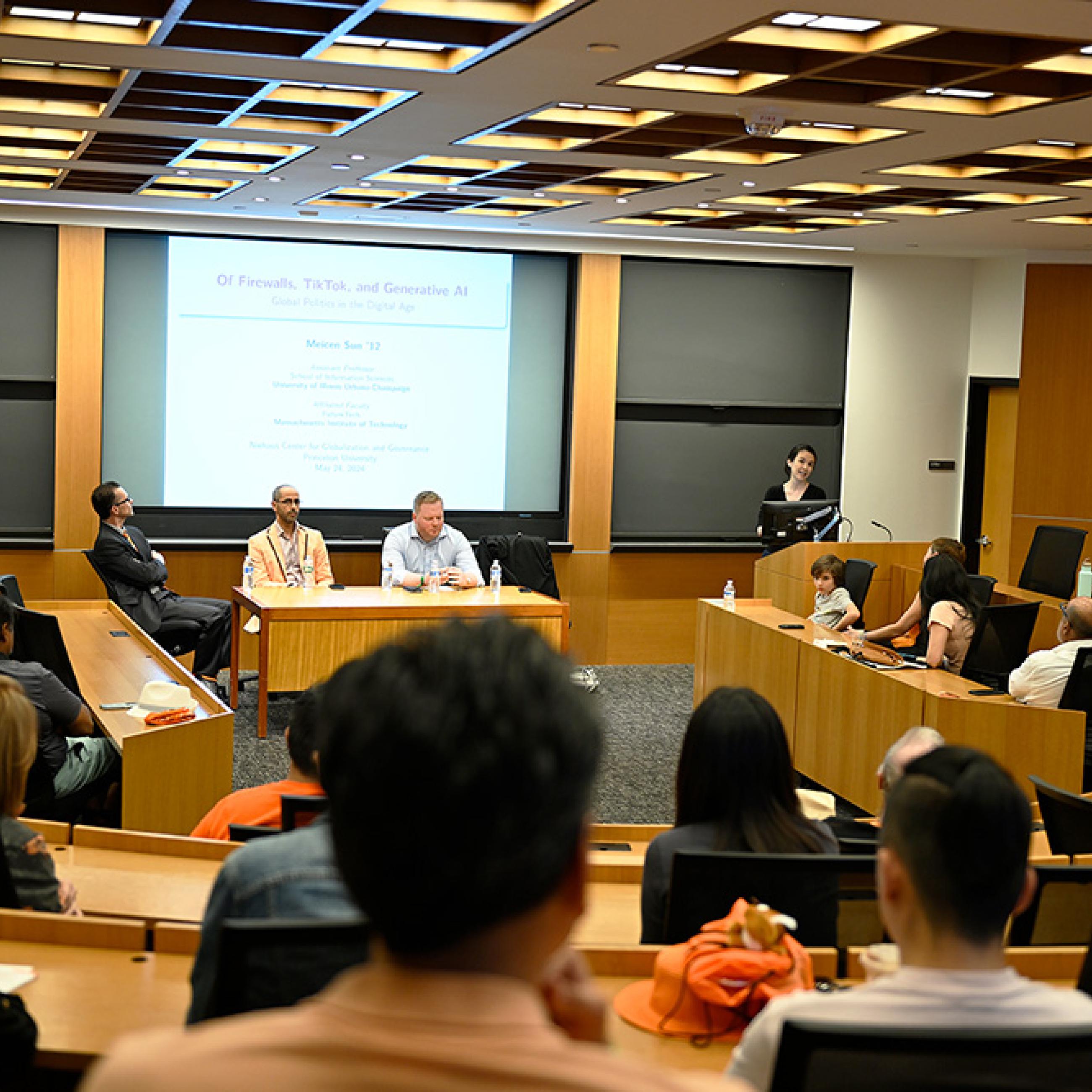 Geopolitics to the Fore reunion event with panelists