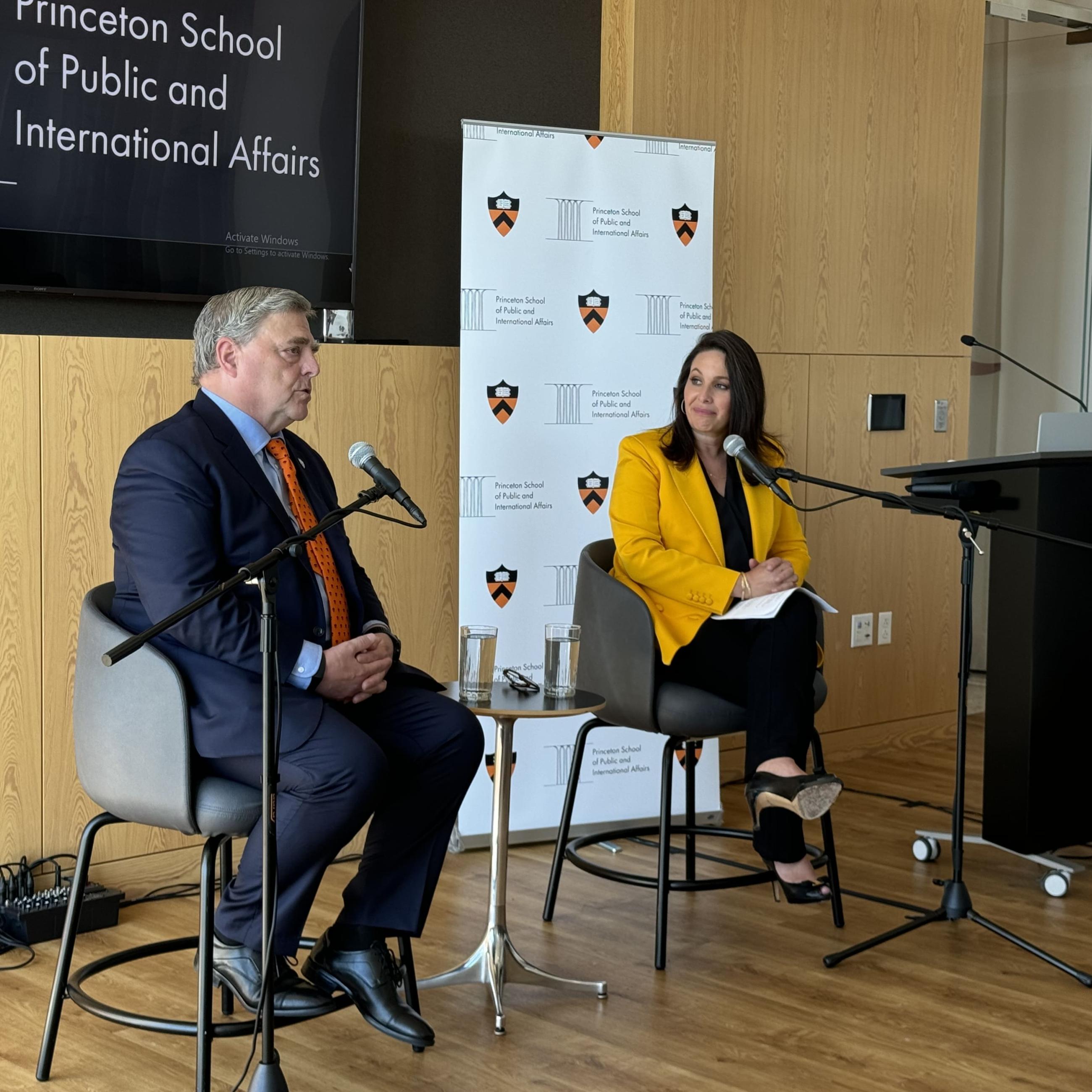 Global Challenges 2024 with General Mark Milley '80 event with Mark Milley and Nancy Cordes