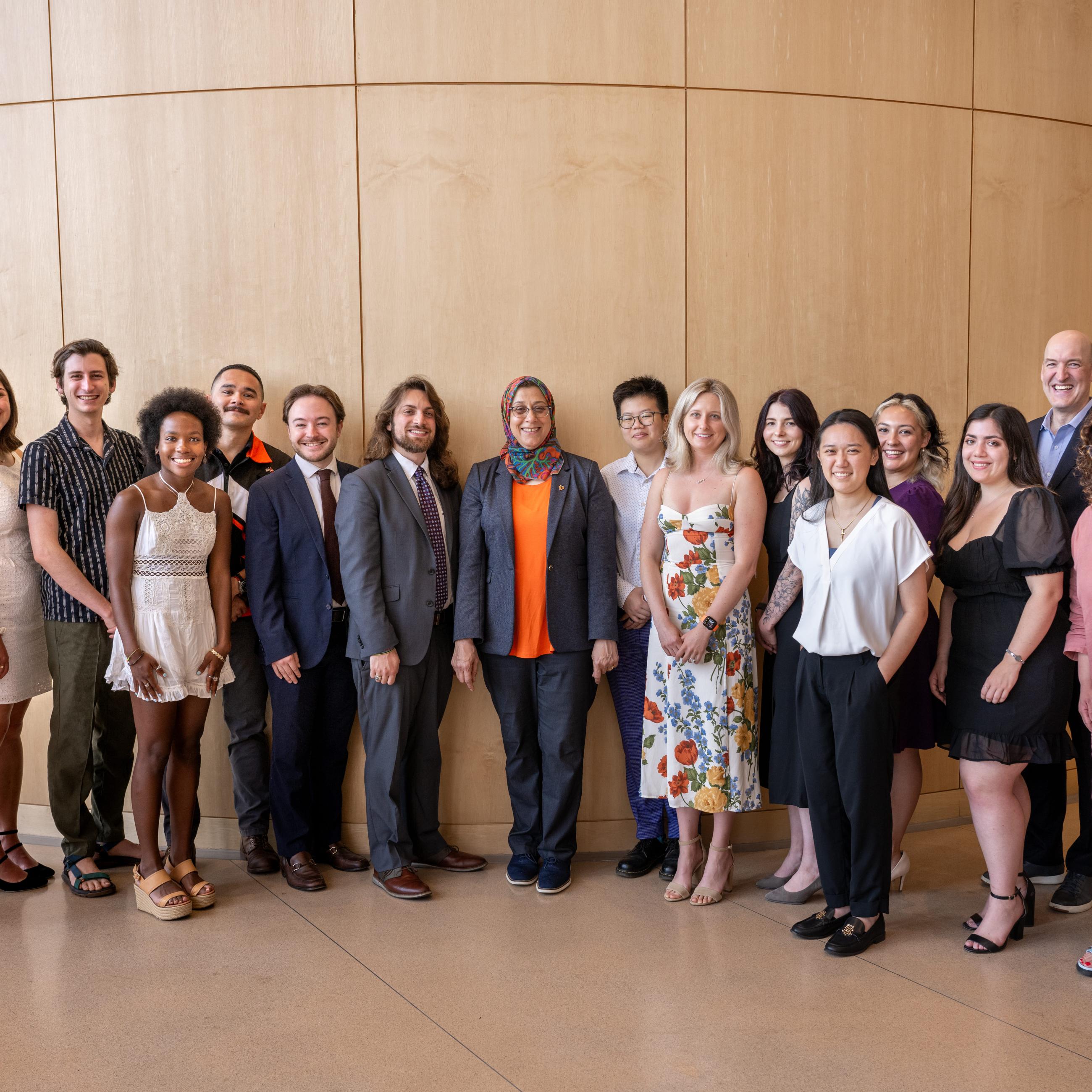 SINSI cohort at a graduation brunch