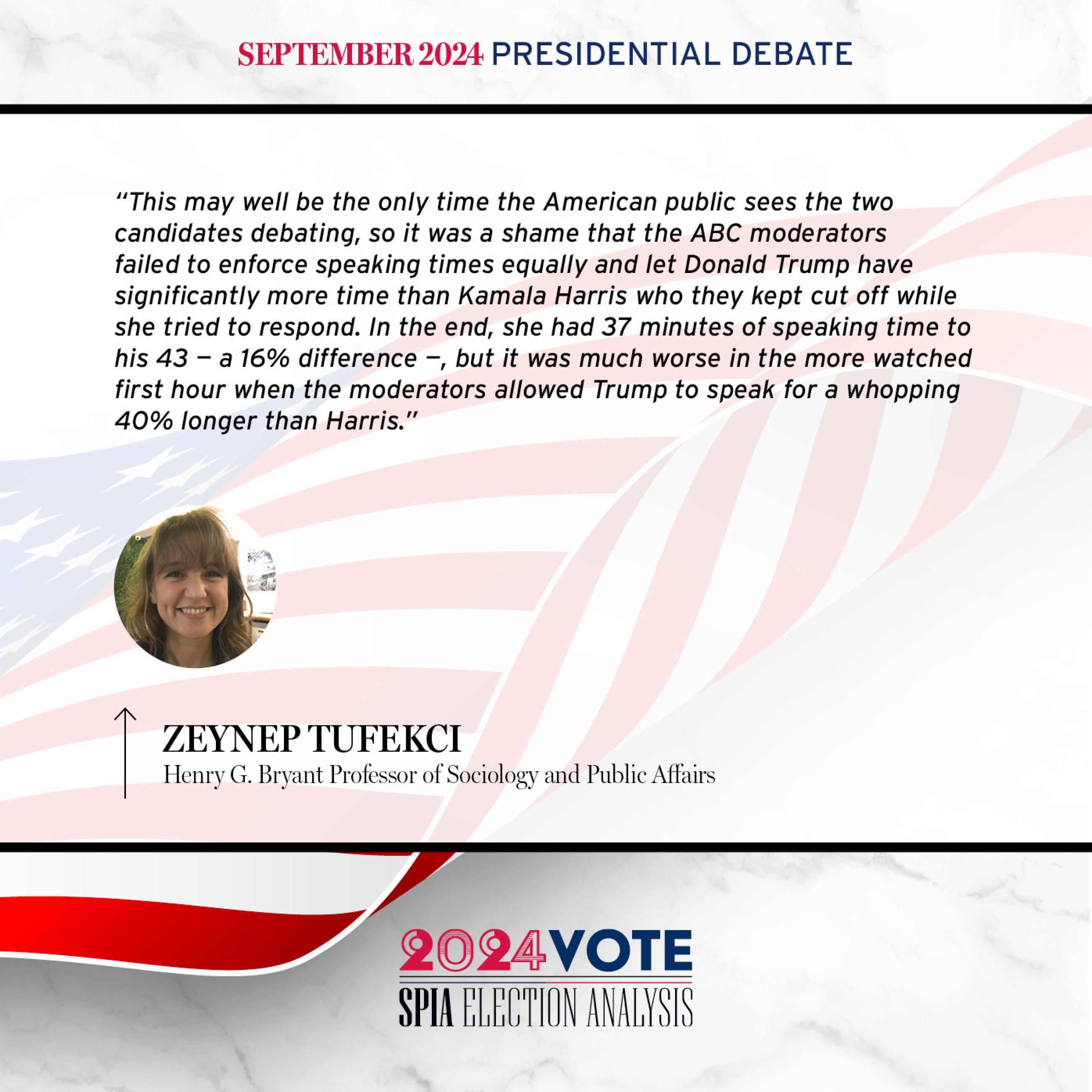 2024 Election Analysis by Zeynep Tufecki