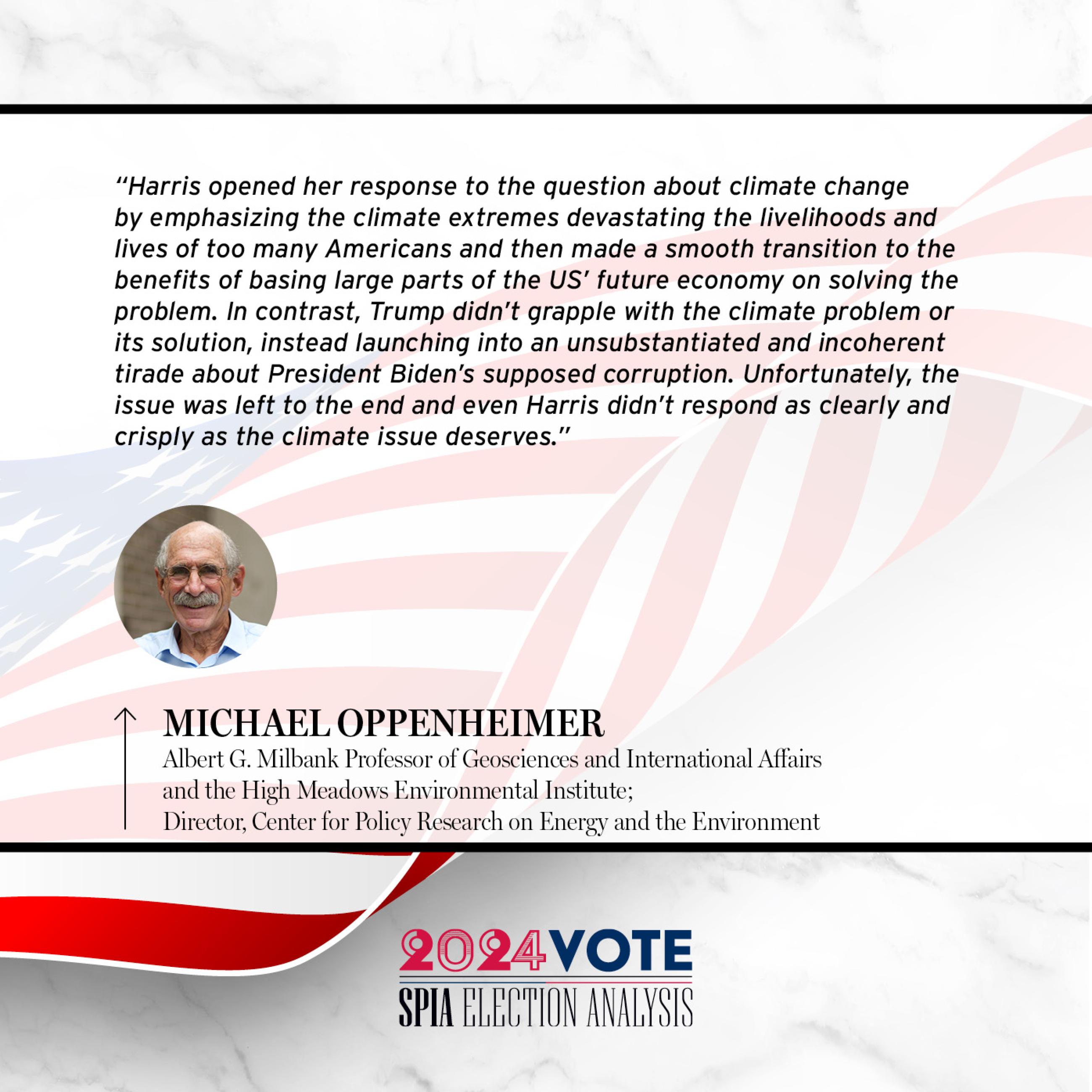 2024 Election Analysis by Michael Oppenheimer