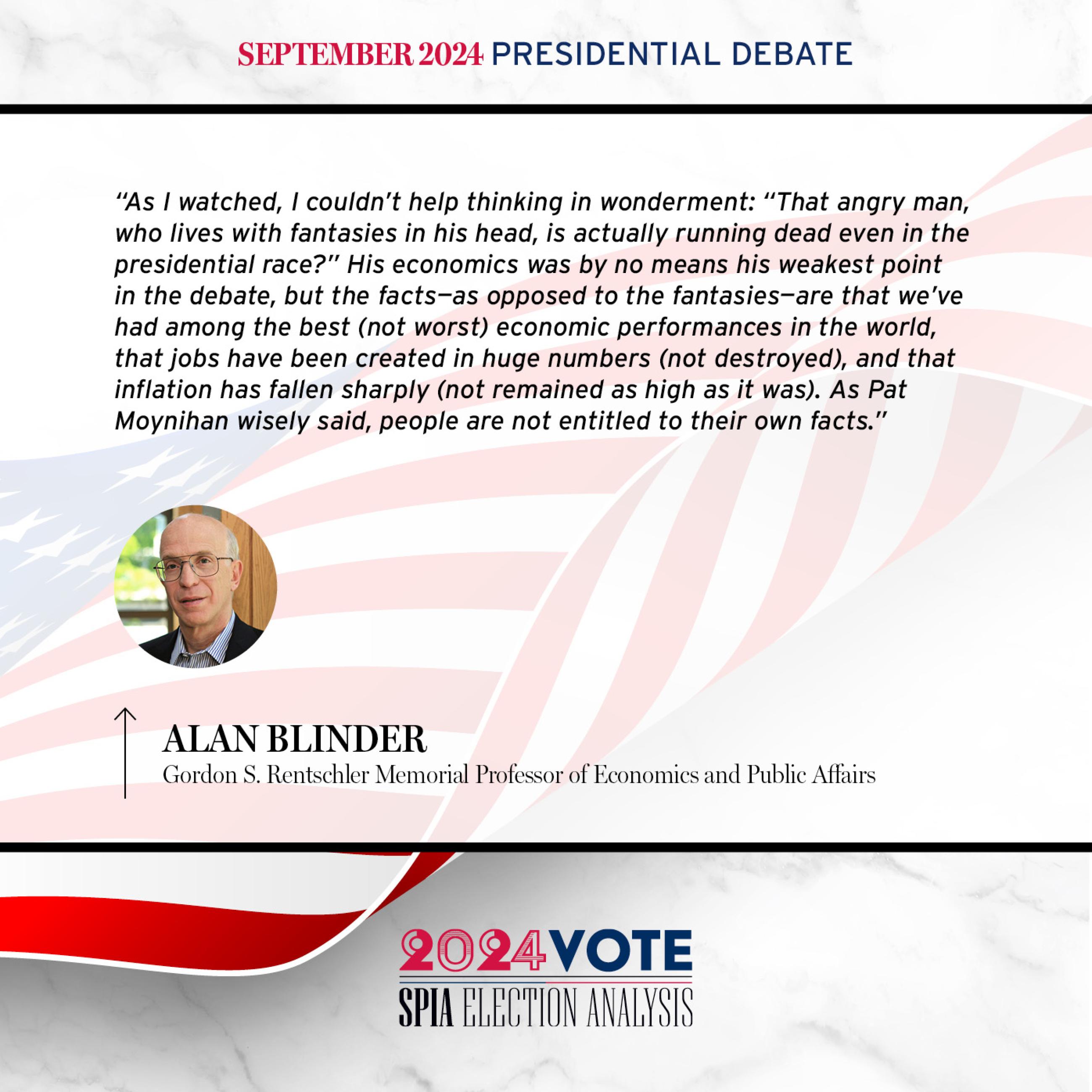 2024 Election Analysis by Alan Blinder