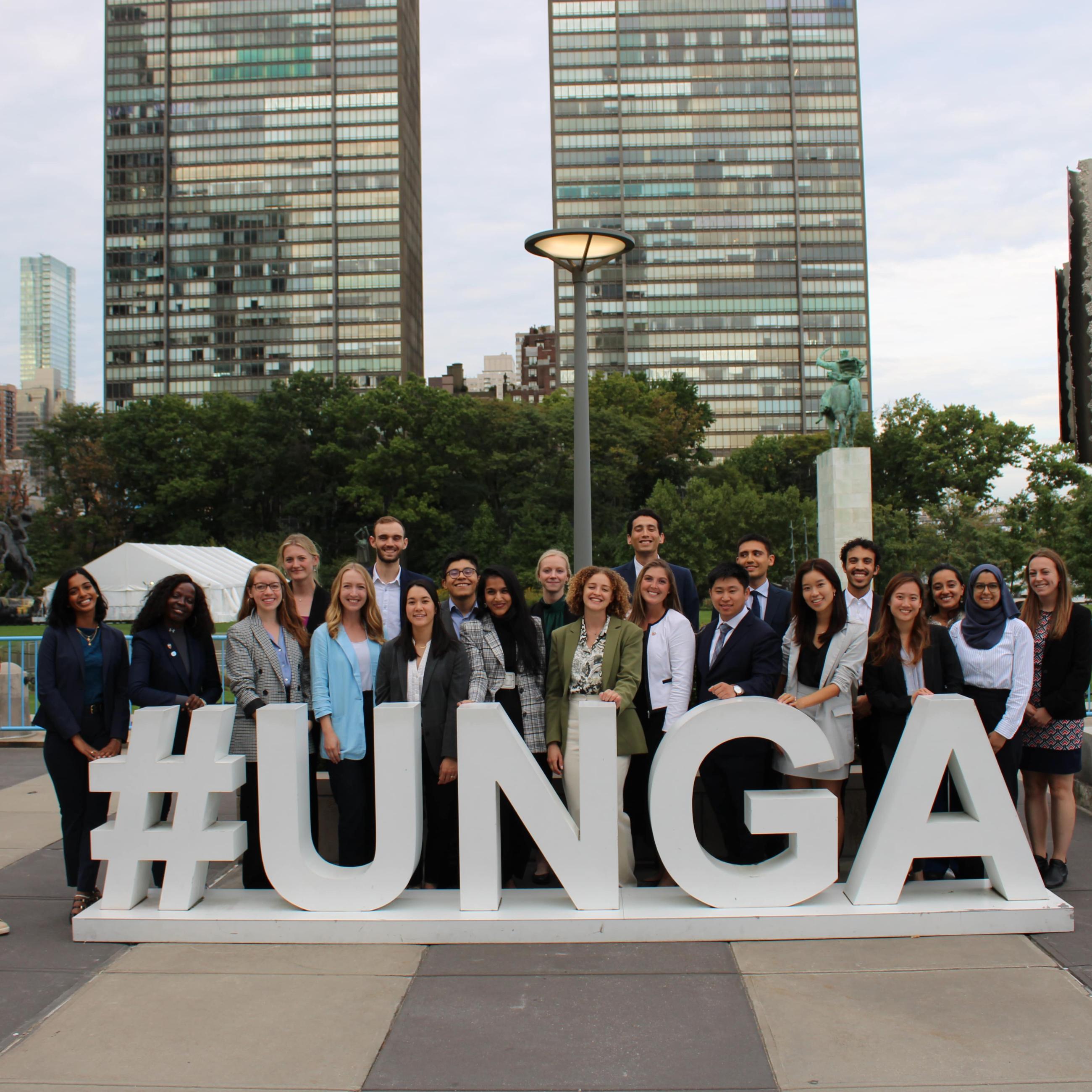 Students participating at UNGA fall 2024