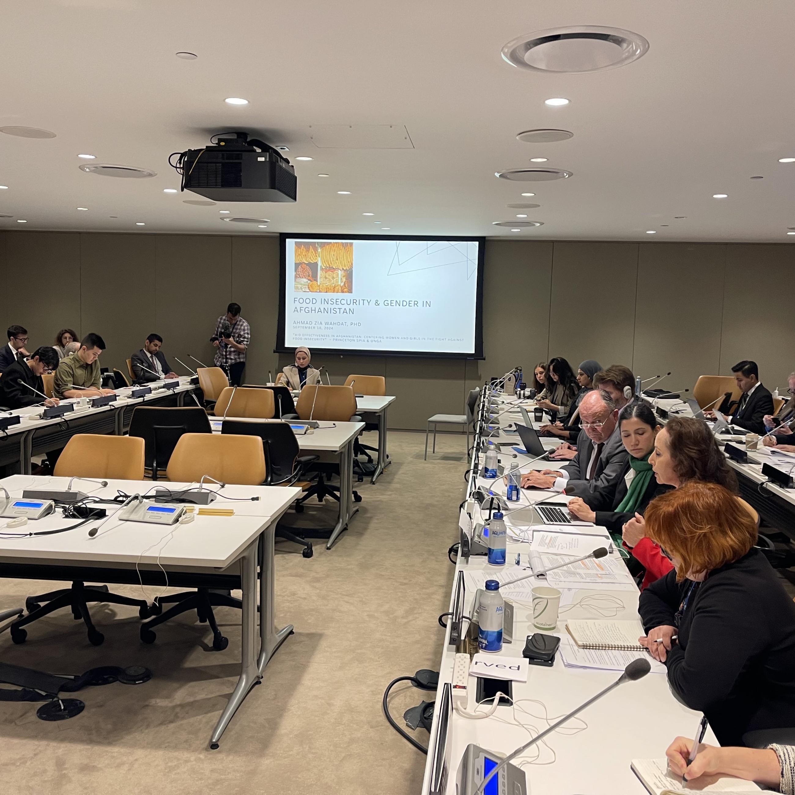 UNGA-Aid Effectiveness in Afghanistan