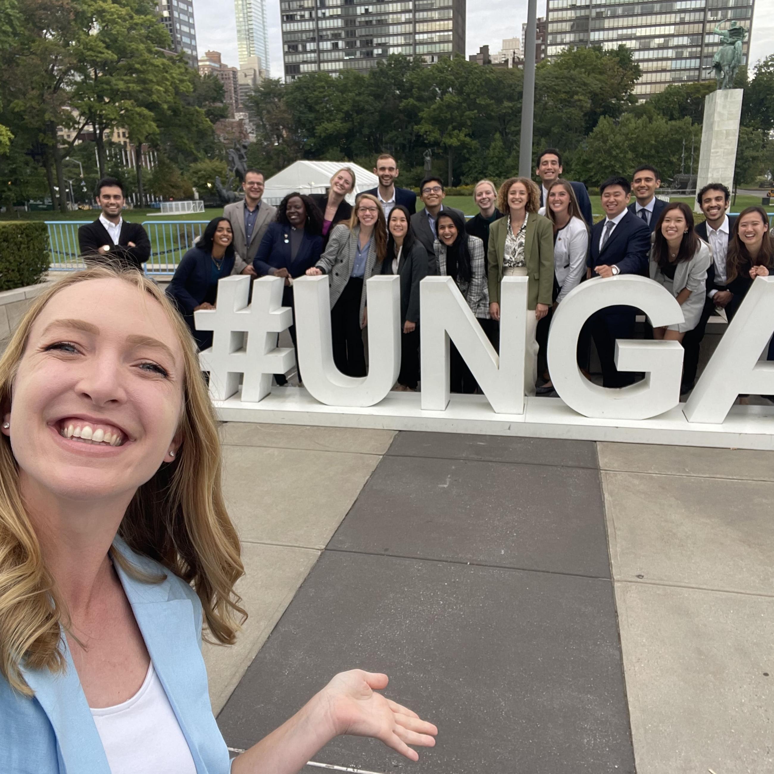 Students participating at UNGA fall 2024