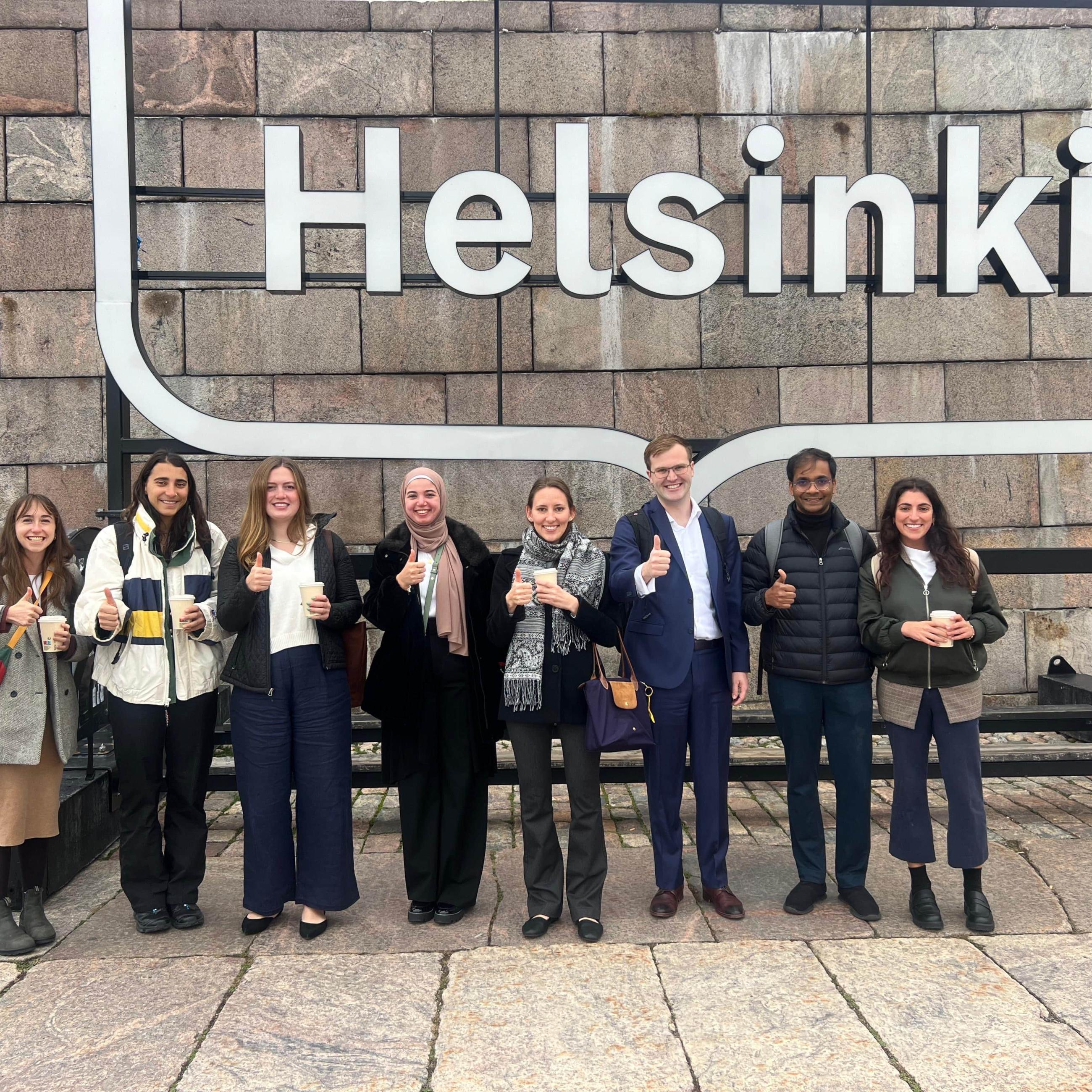 Varun Gauri's class in Helsinki, Finland trip during fall 2024