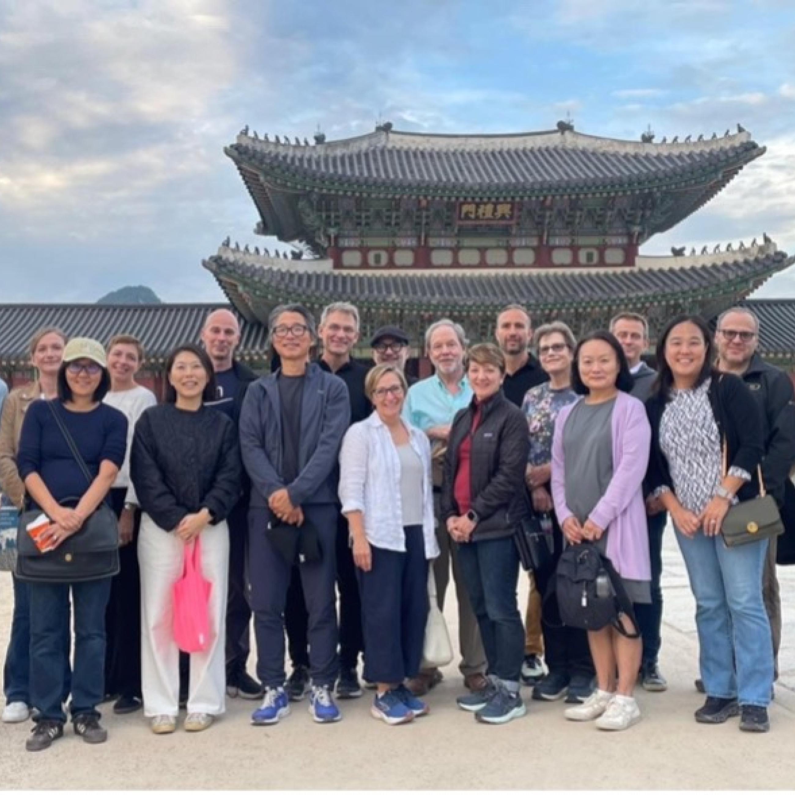 Participating Scholars during Seoul City Tour at Gyeongbokgung Palace