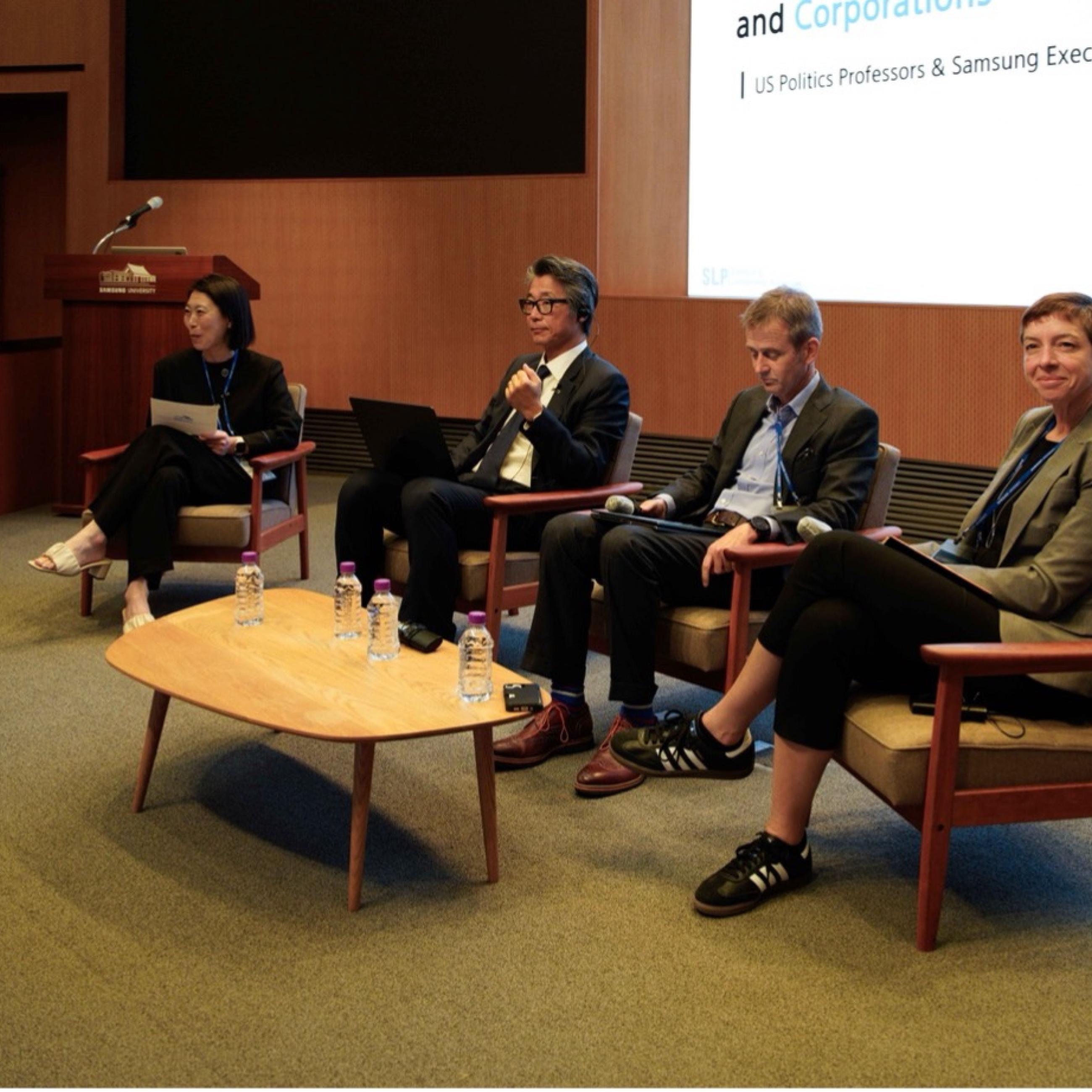 Round Table Discussion at Samsung with SPIA faculty