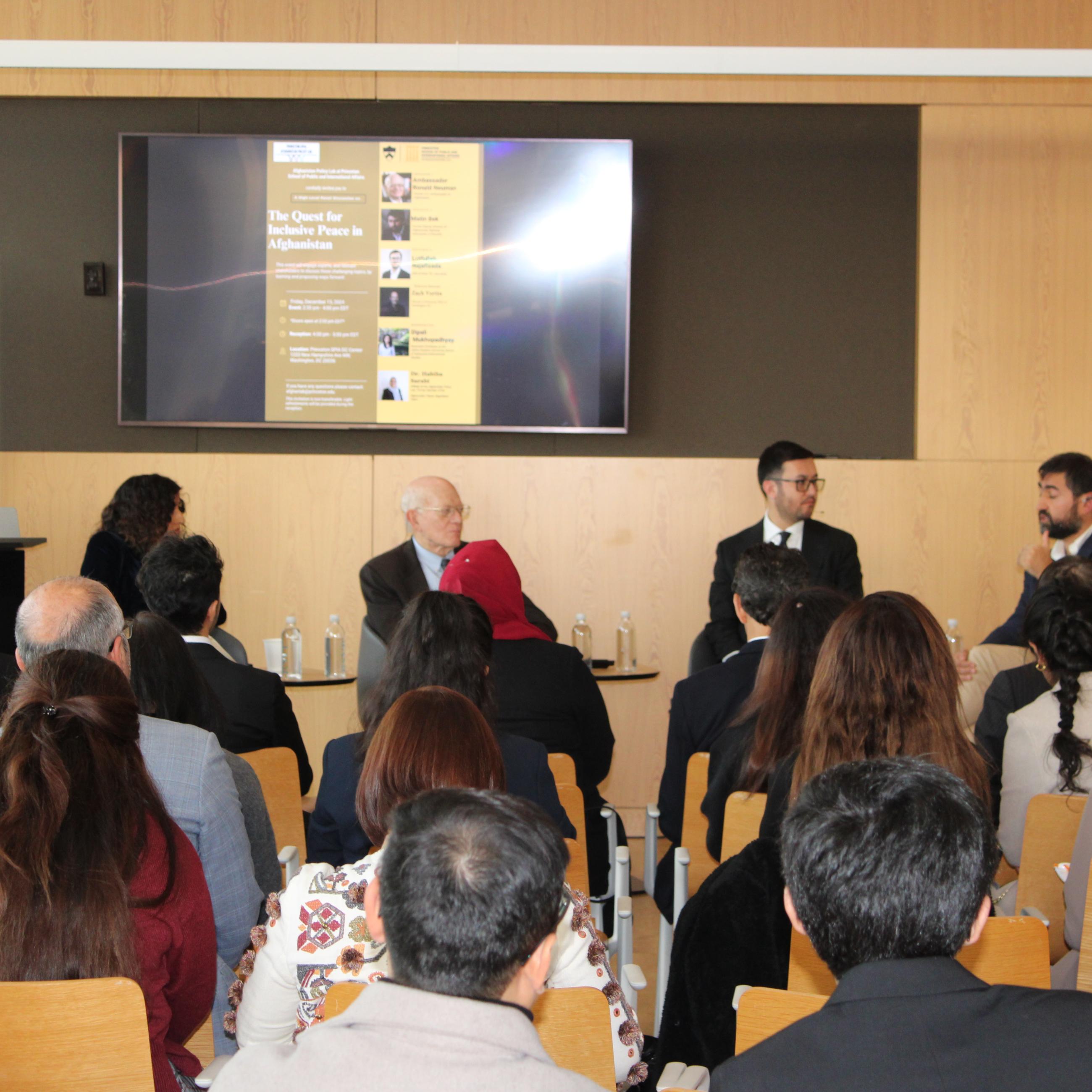 2024 Quest for Inclusive Peace in Afghanistan event panelists