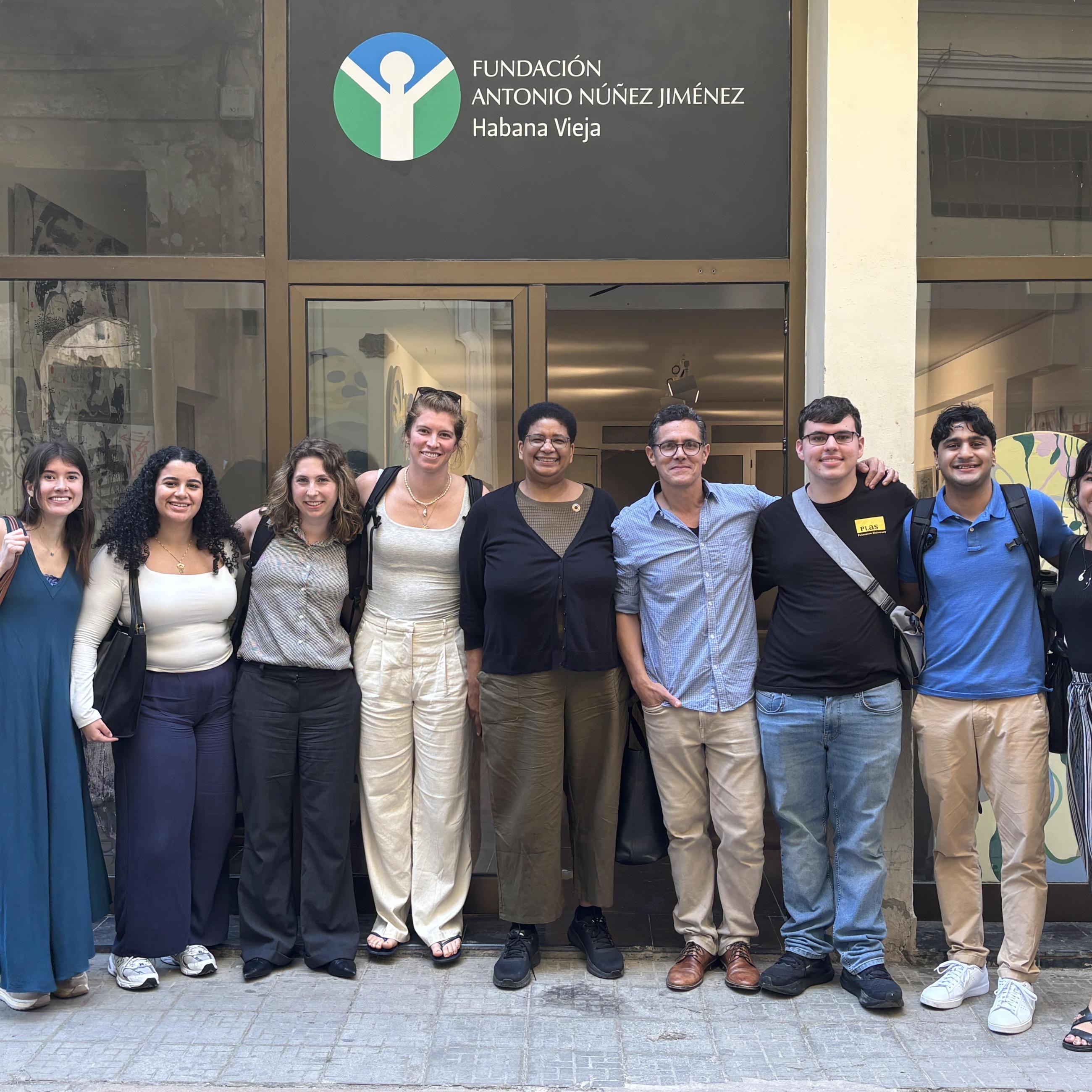 SPIA students on winter break in Cuba