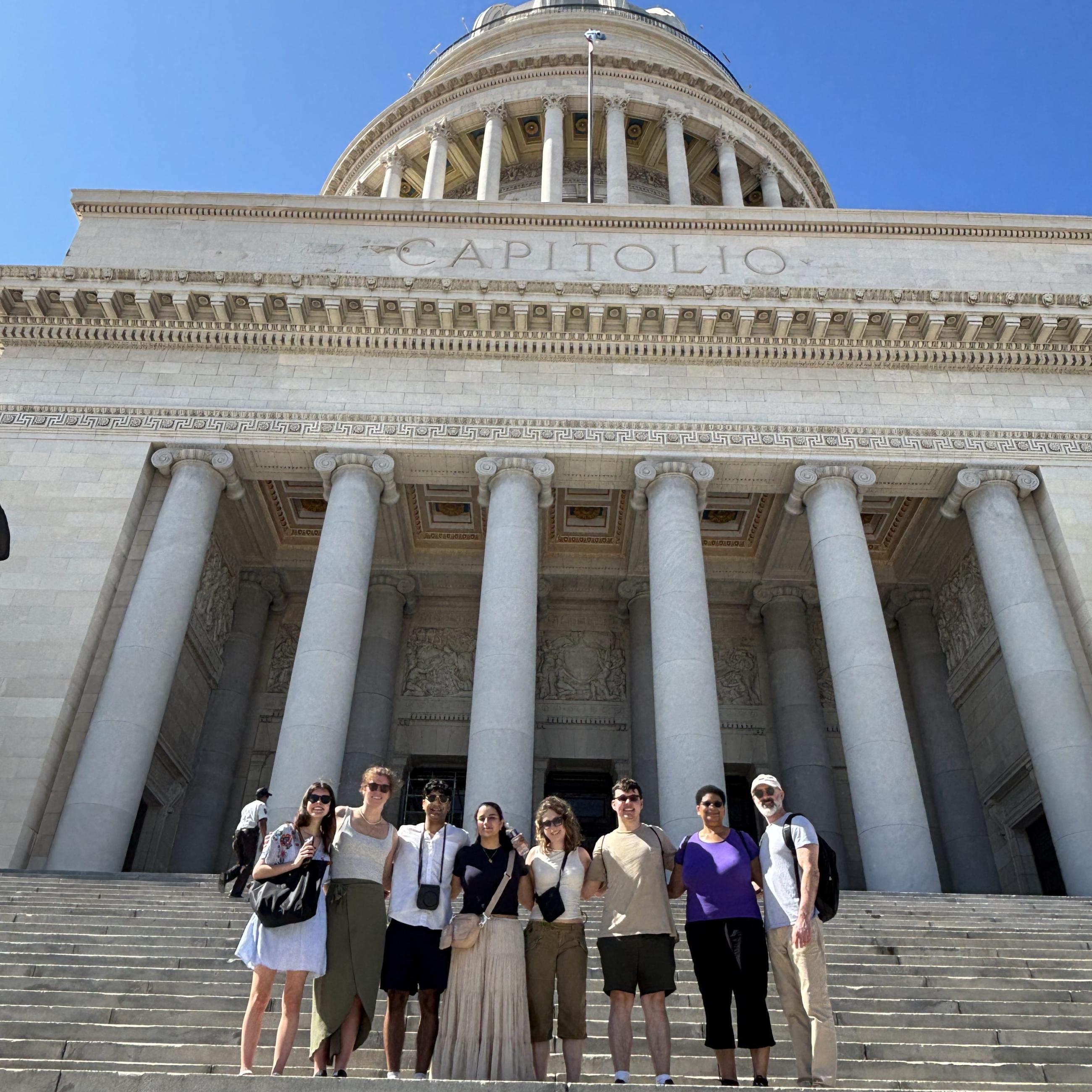 SPIA students on winter break in Cuba