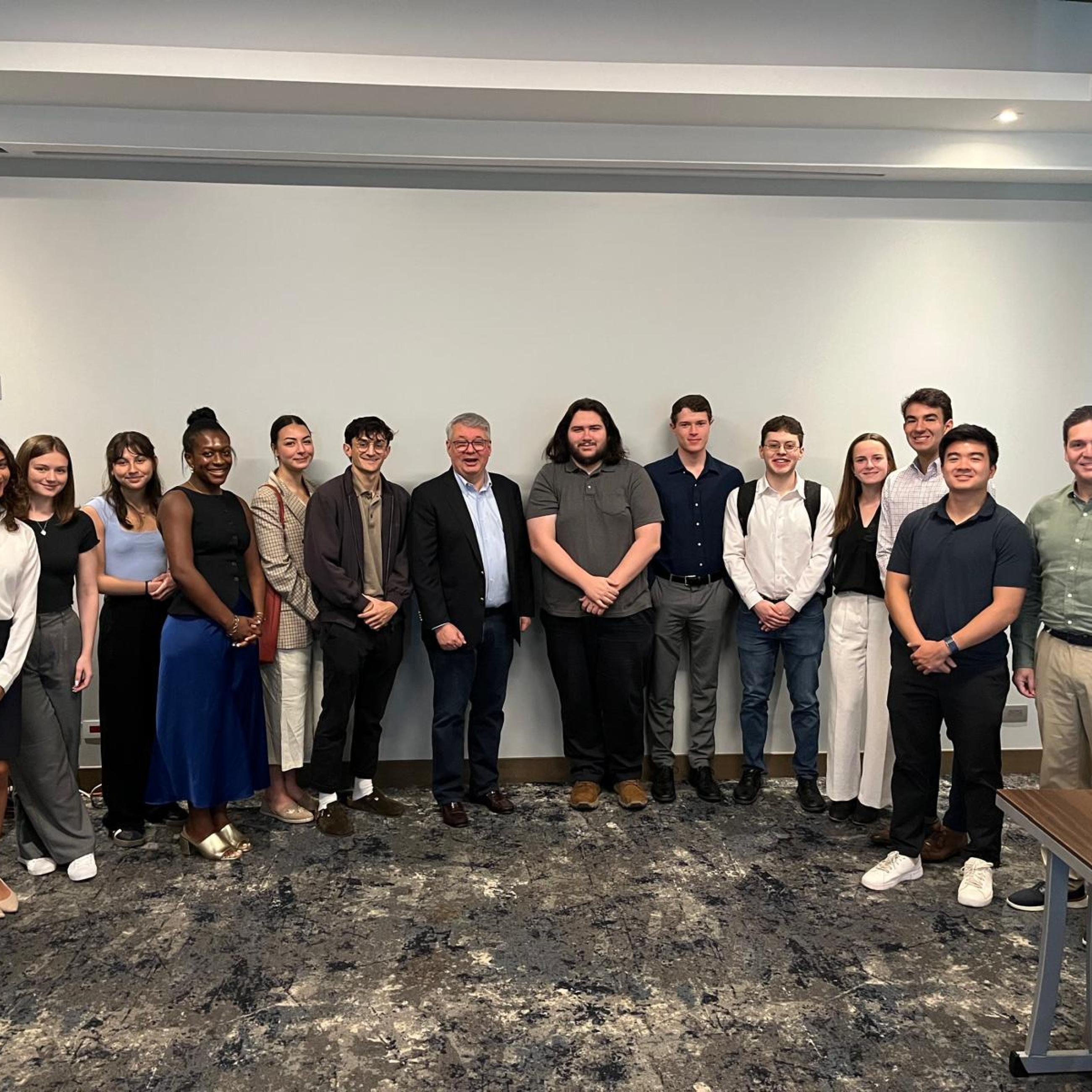 SPIA students on winter break in El Salvador with Juan Carlos Pinzon