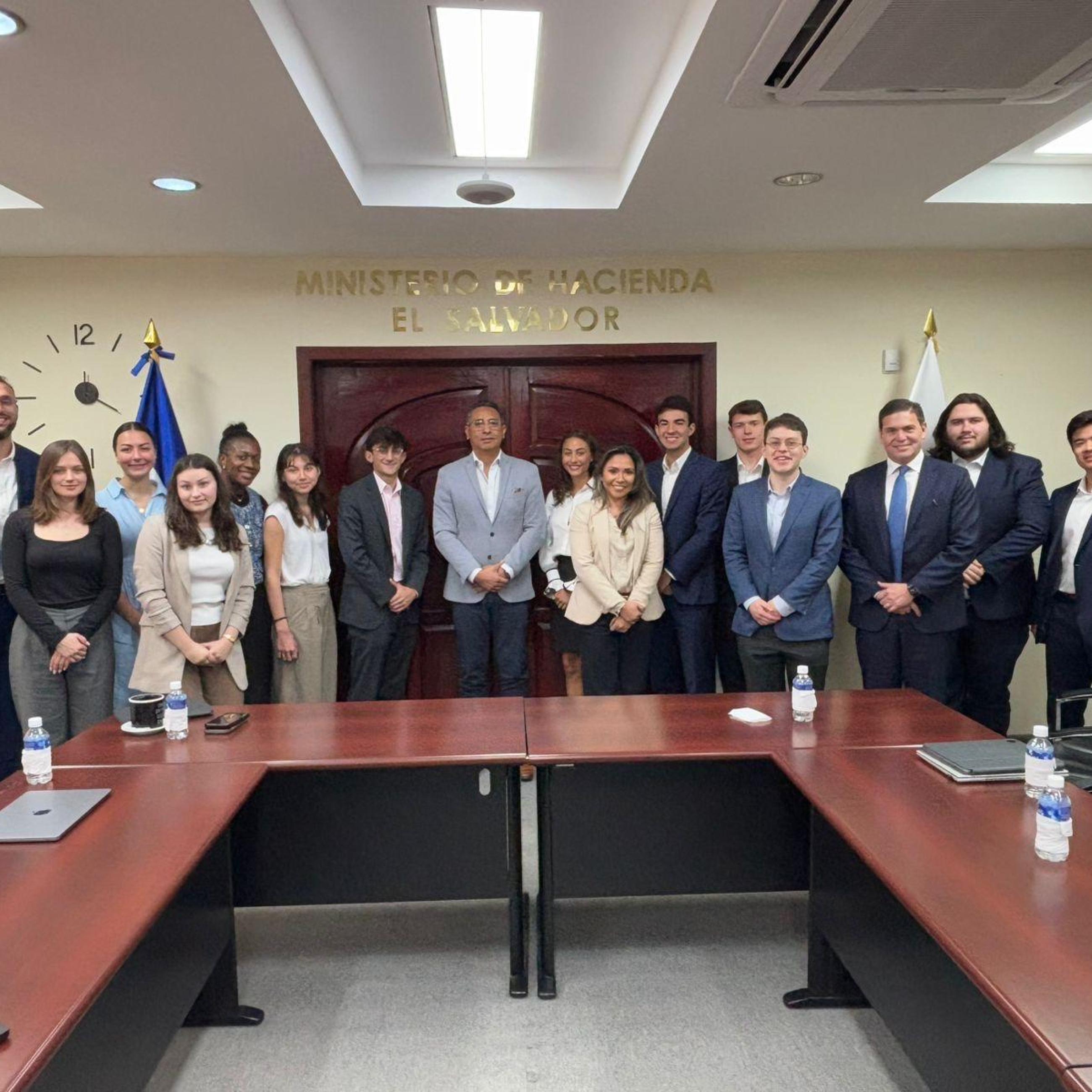 SPIA students on winter break in El Salvador with Juan Carlos Pinzon and Zacharia Ahmed